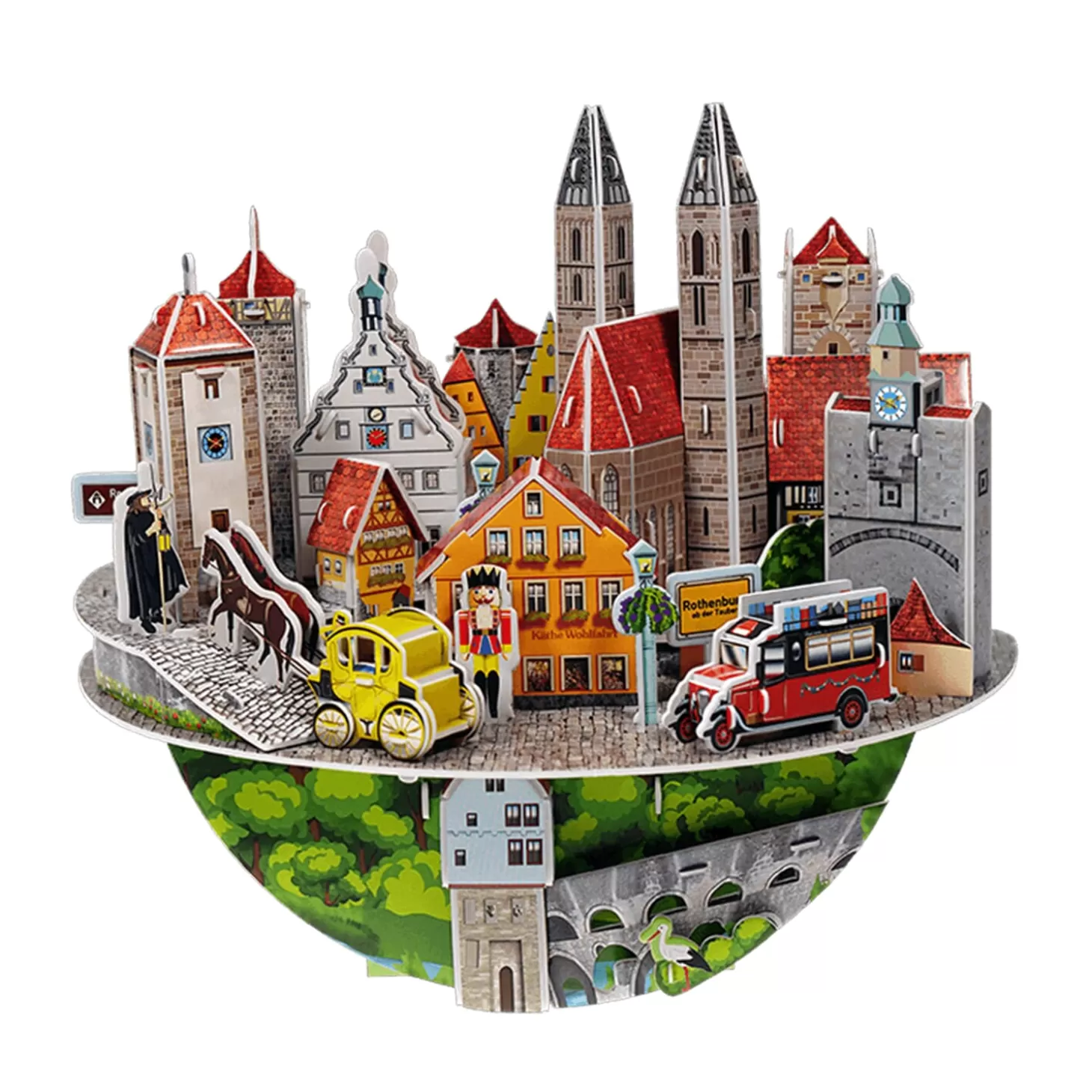 * Rothenburg Souvenirs>3D Puzzle Rothenburg