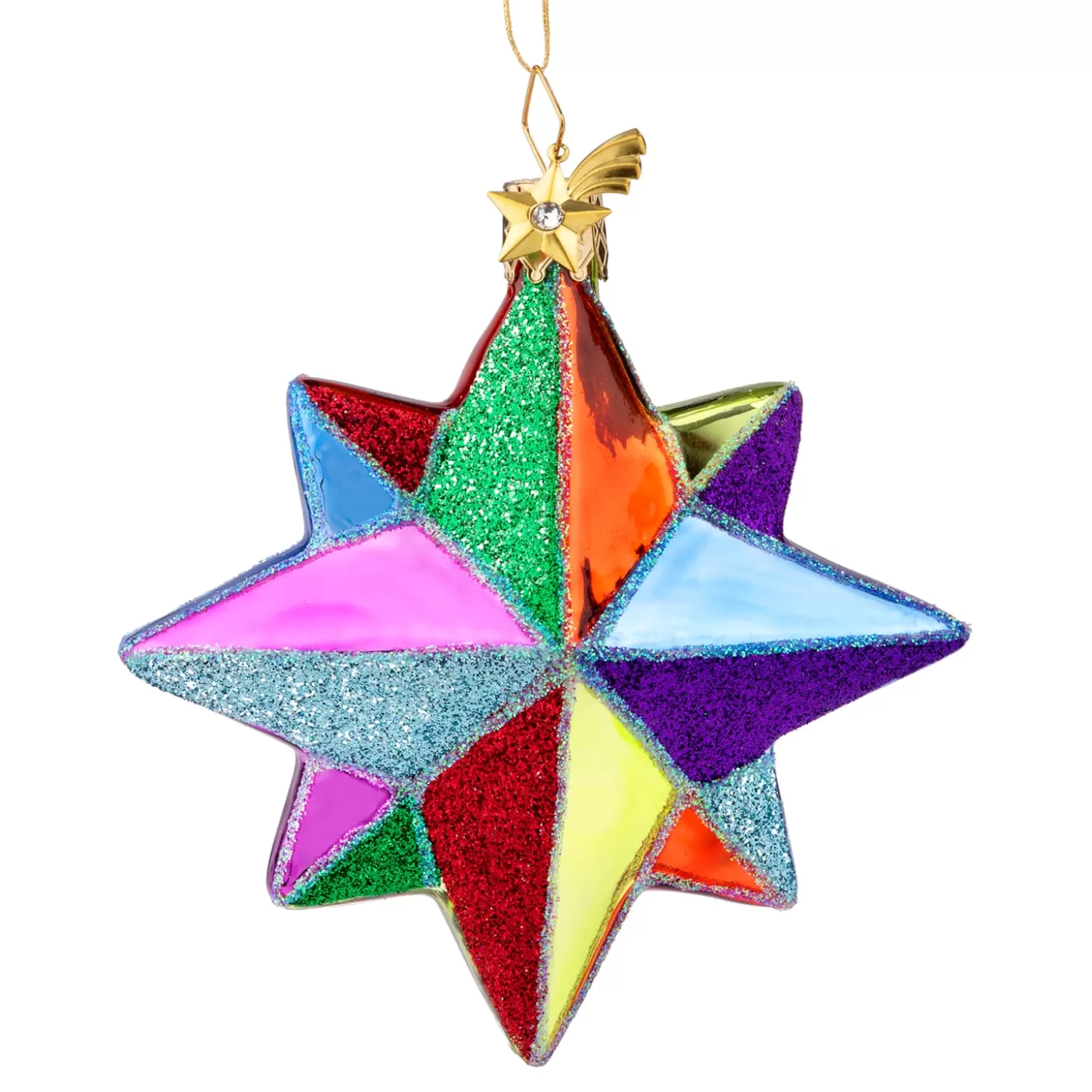 Poesie in Glas Glass Tree Decorations>3D-Star