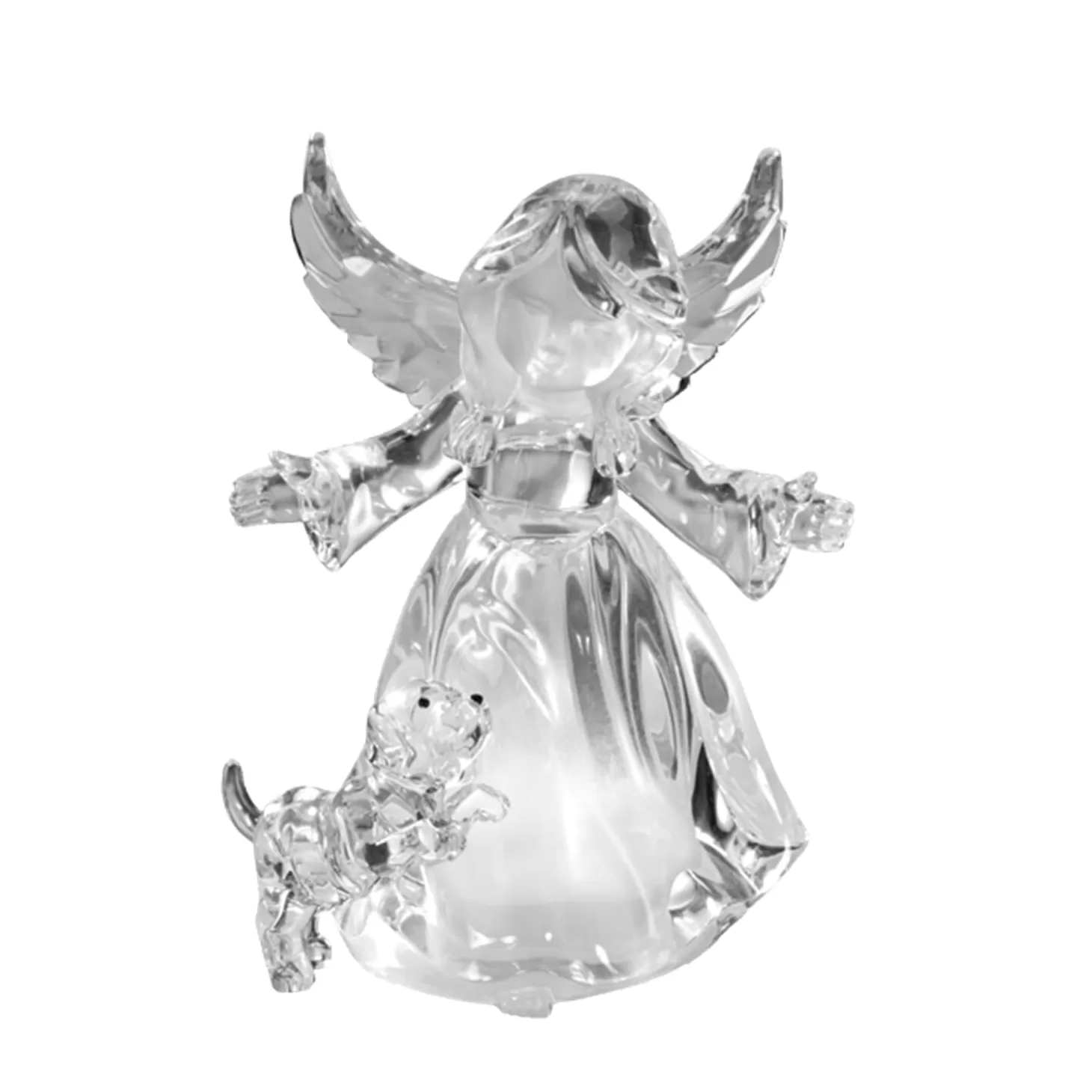 * Decorative Figurines>Acrylic Angel With Dog