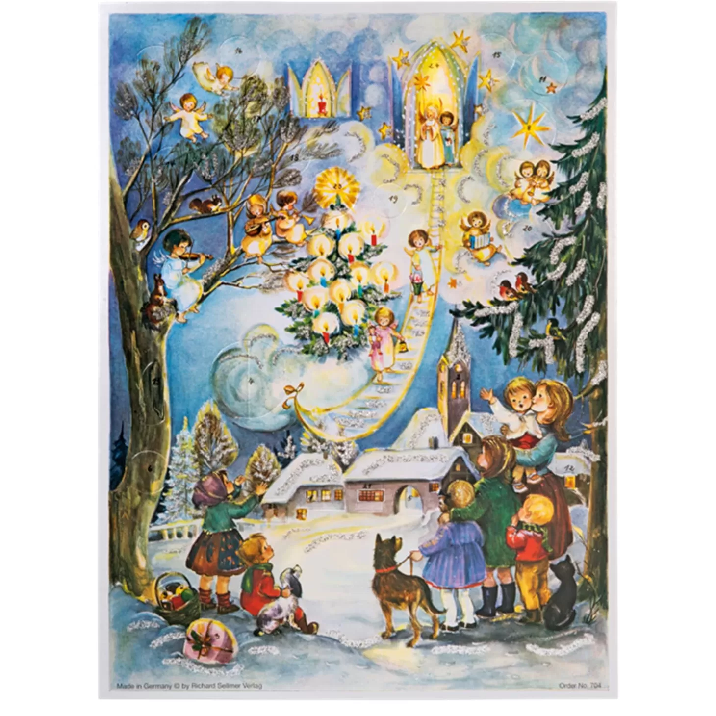 * Advent Decorations & Calendars>Advent Calendar "Angel Steps"