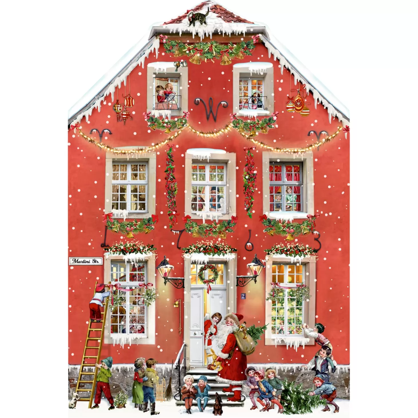 * Advent Decorations & Calendars>Advent Calendar "Christmas At Home"