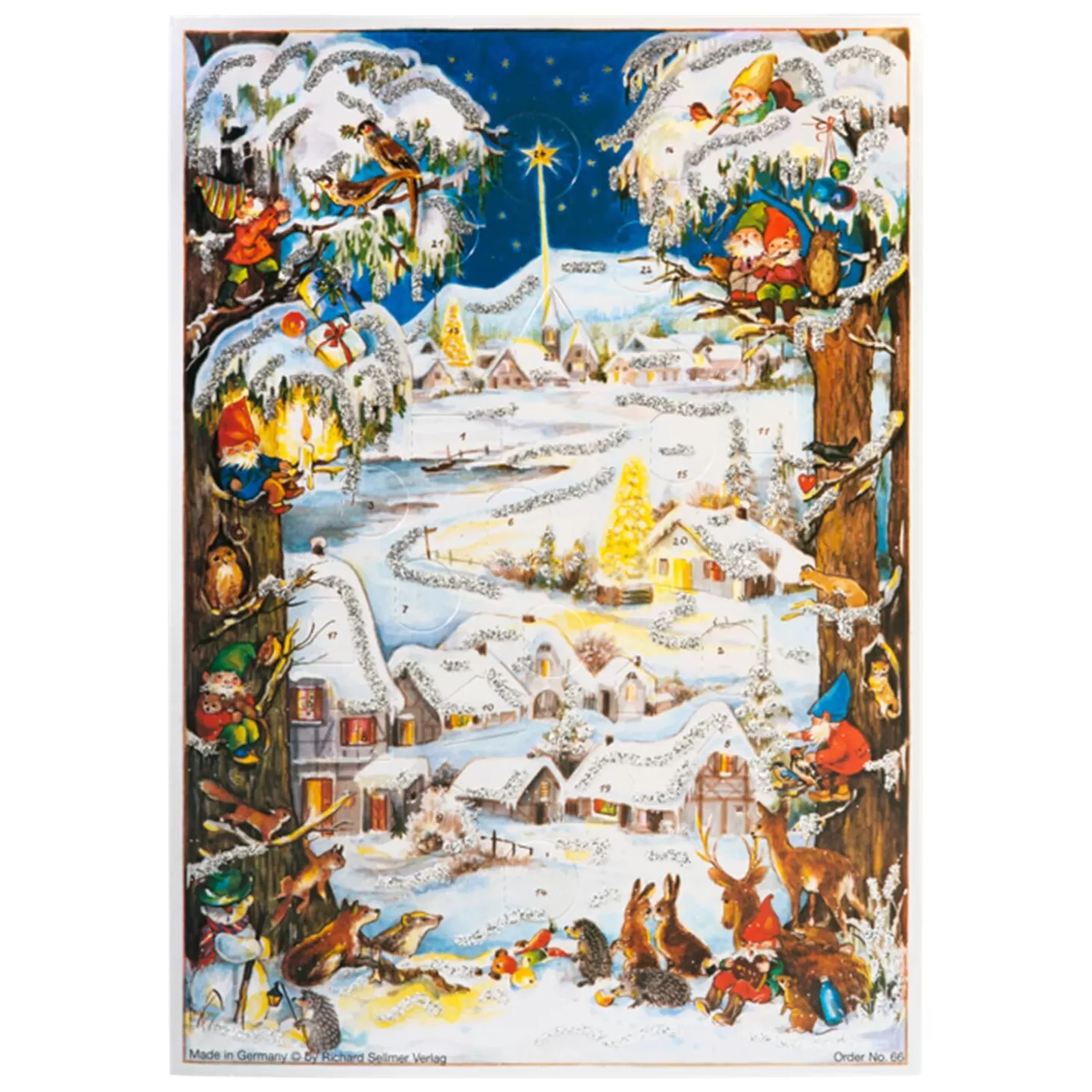 * Advent Decorations & Calendars>Advent Calendar "Christmas In The Forest"