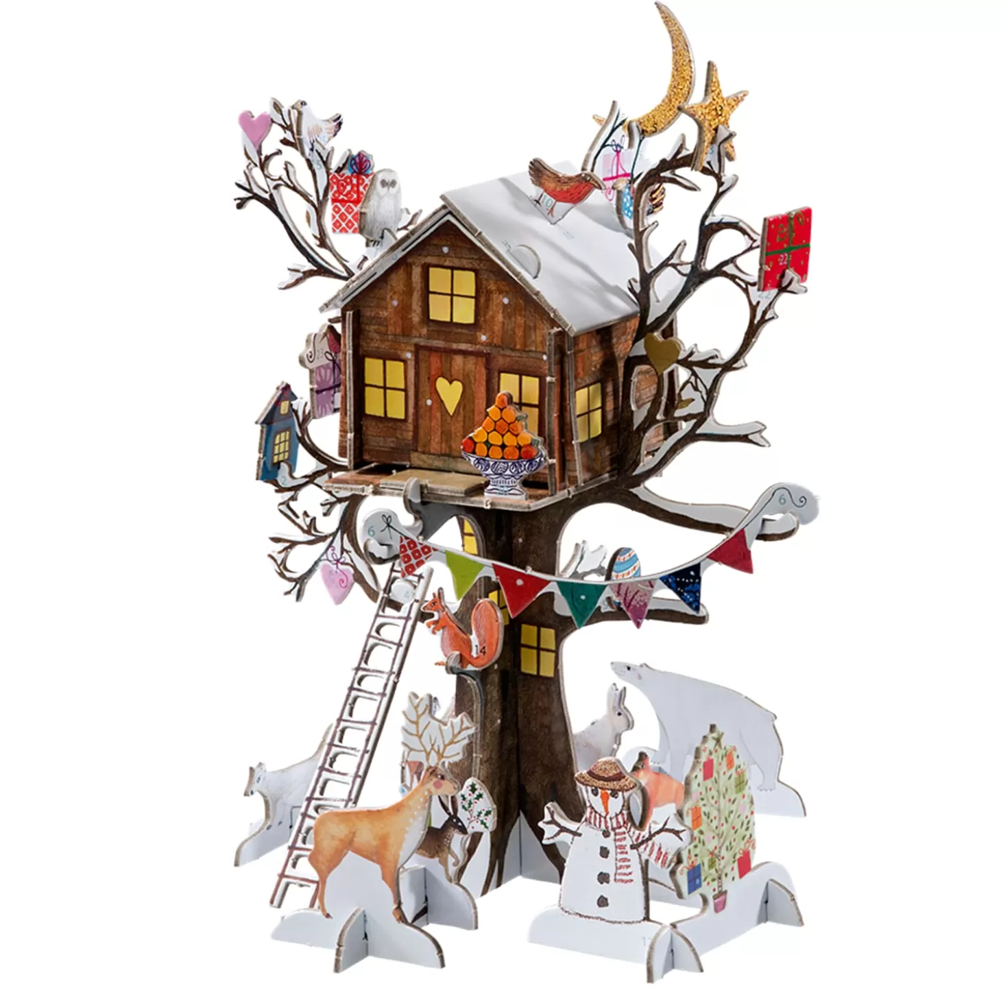 * Advent Decorations & Calendars>Advent Calendar "Christmas Treehouse"