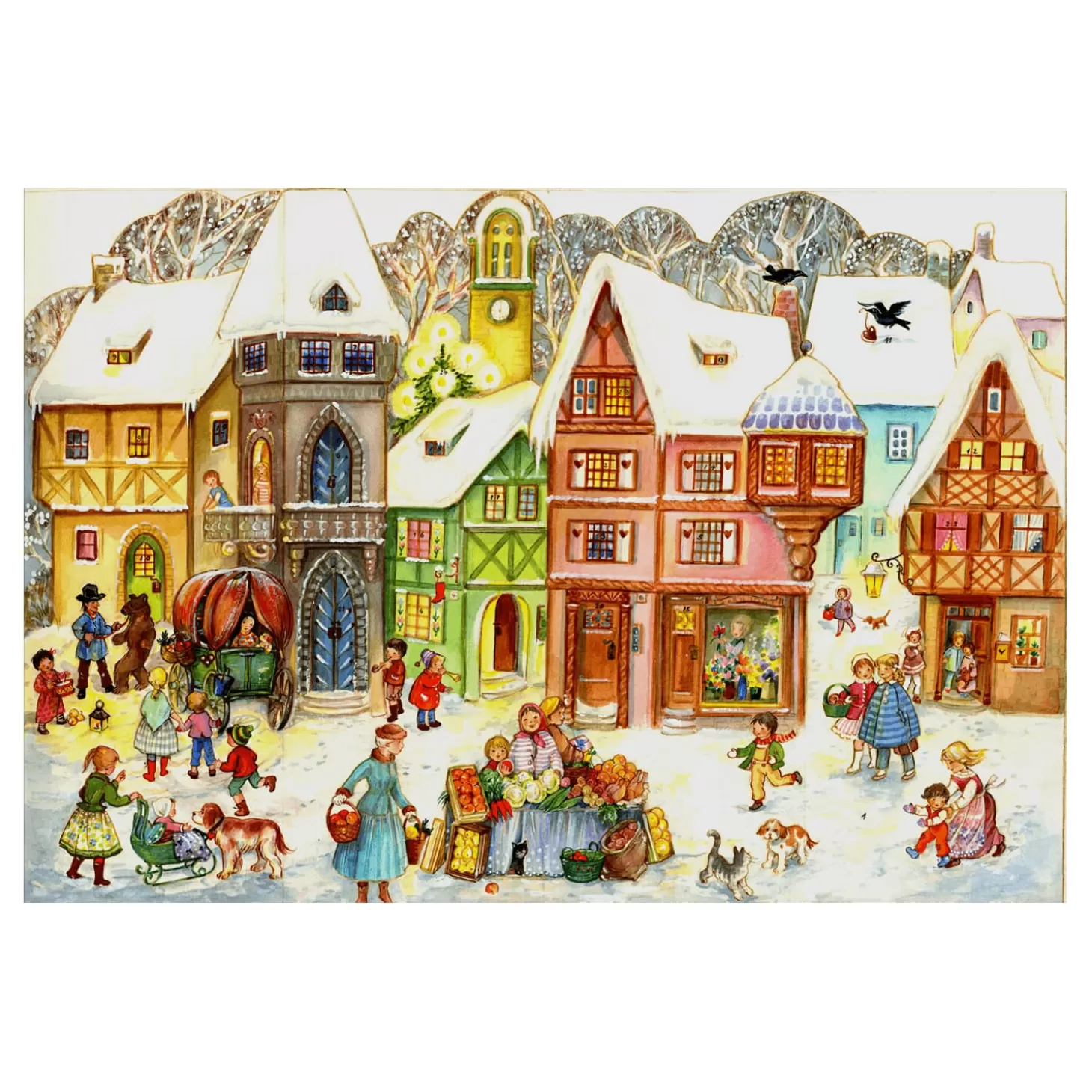 * Advent Decorations & Calendars>Advent Calendar "Market Day"