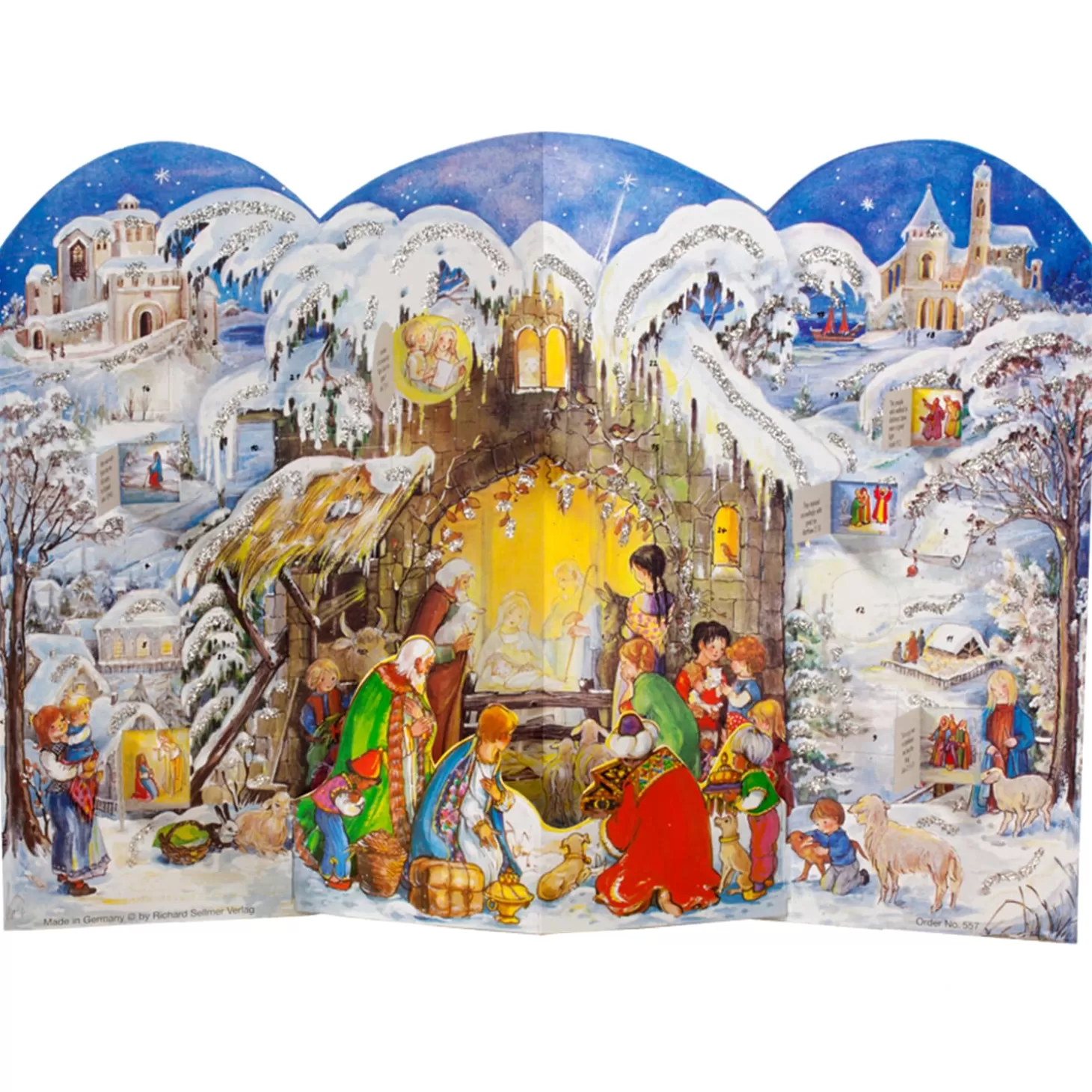 * Advent Decorations & Calendars>Advent Calendar "Nativity Scene"