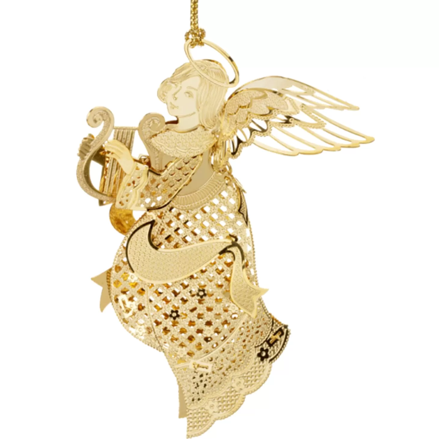 * Brass Tree Decorations>Angel, Gold-Plated