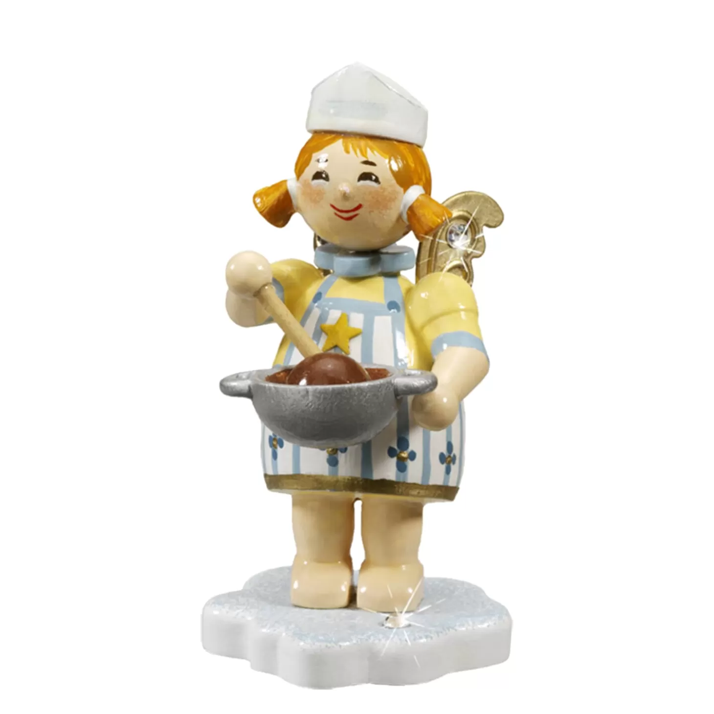 * Kathe's Original Figurines>Angel With Chocolate Pot