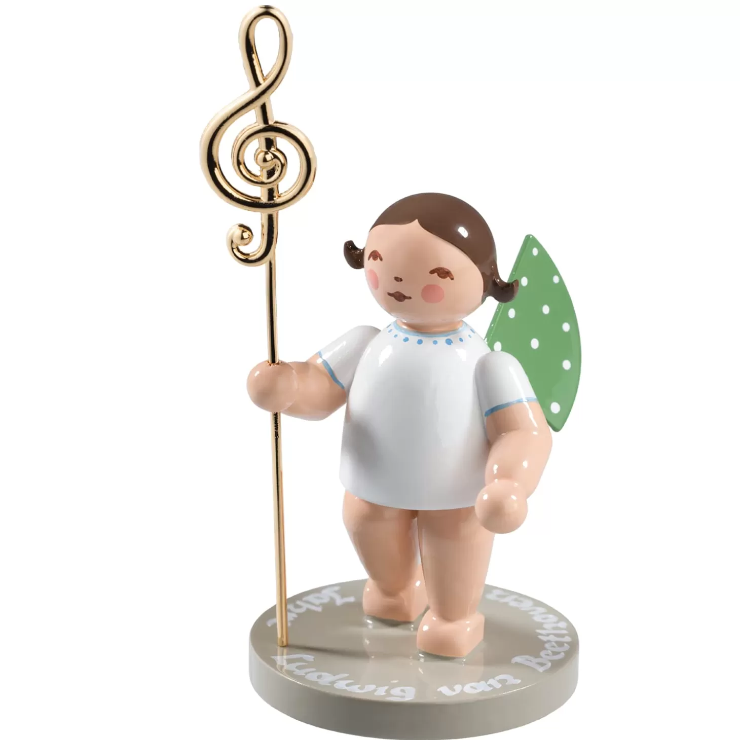 WENDT & KÜHN Wendt & Kuhn Collection>Angel With Golden Clef "Beethoven", Brown