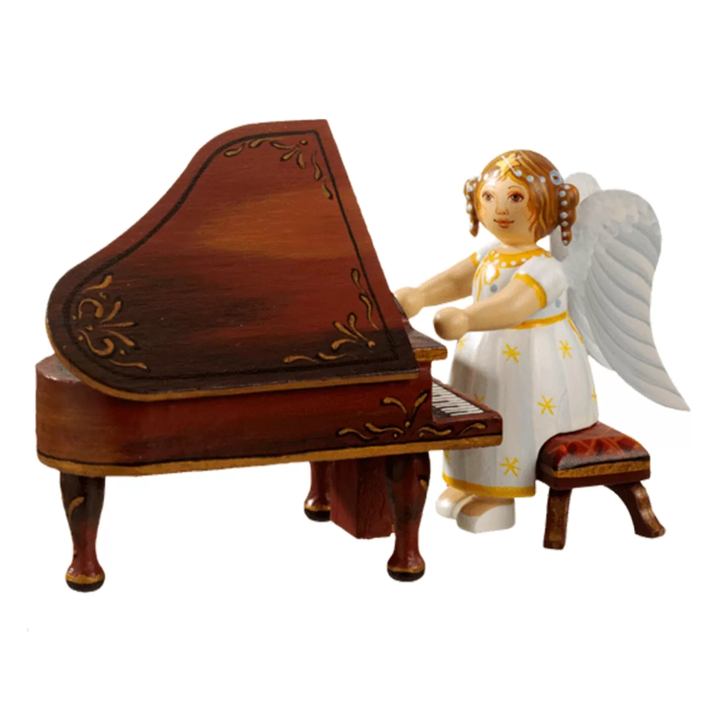 Kindertraum Children's Dreams Collection>Angel With Piano