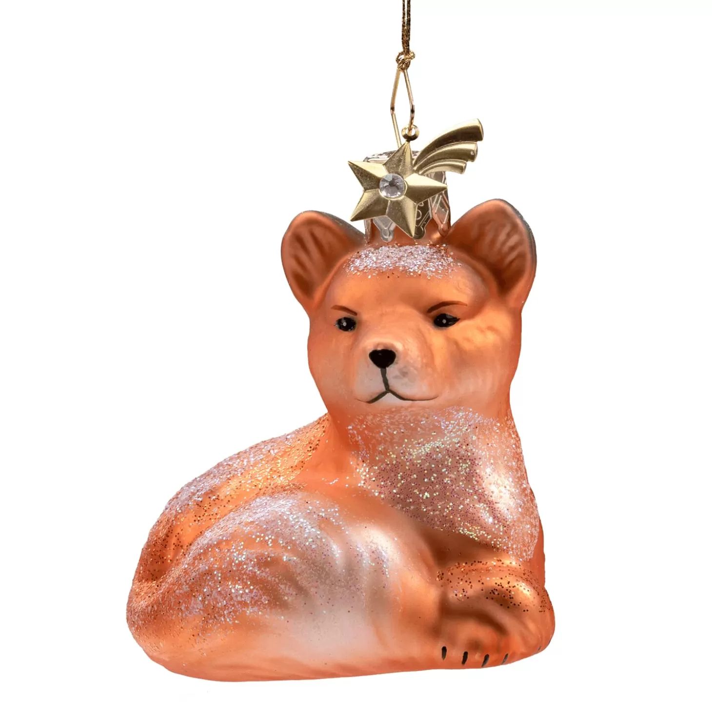 Poesie in Glas Glass Tree Decorations>Baby Fox