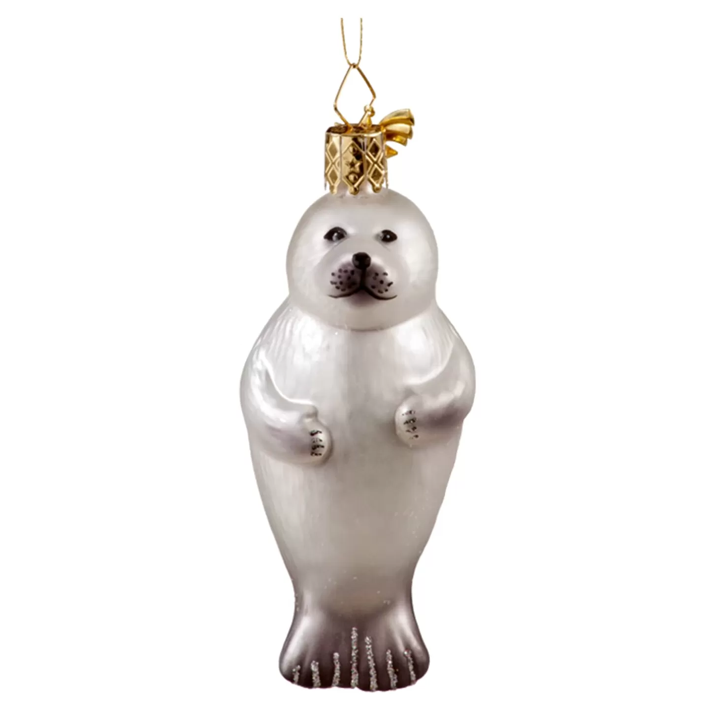 Poesie in Glas Glass Tree Decorations>Baby Seal