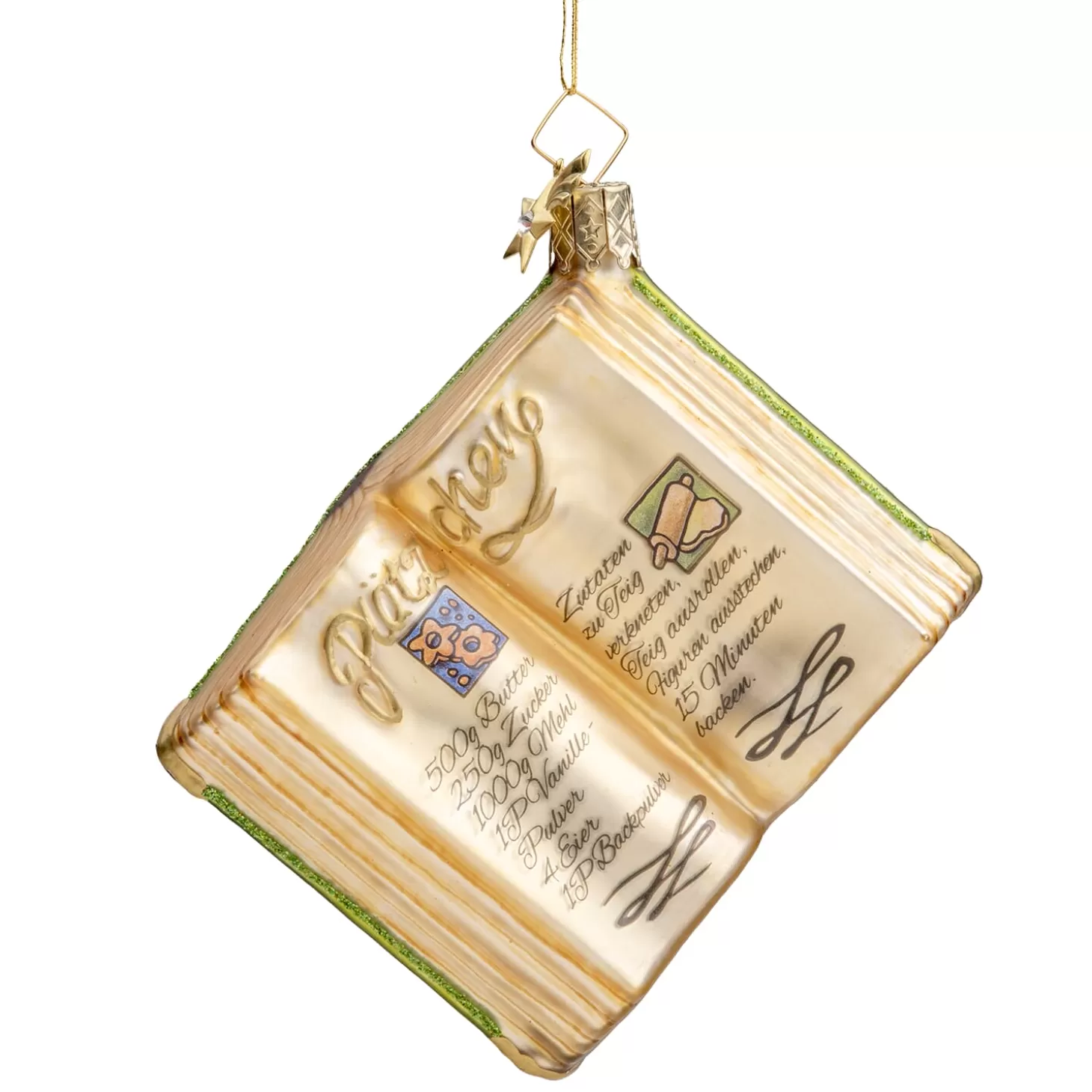 Poesie in Glas Glass Tree Decorations>Bakery Book