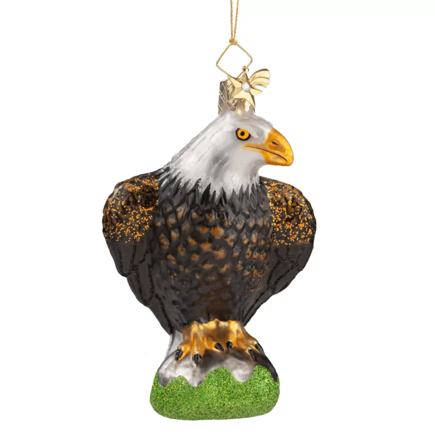 Poesie in Glas Glass Tree Decorations>Bald Eagle