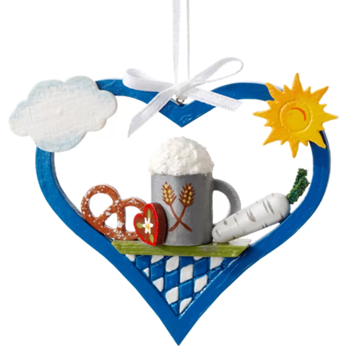 * Bavaria Souvenirs>Bavarian Heart With Bavarian Snack