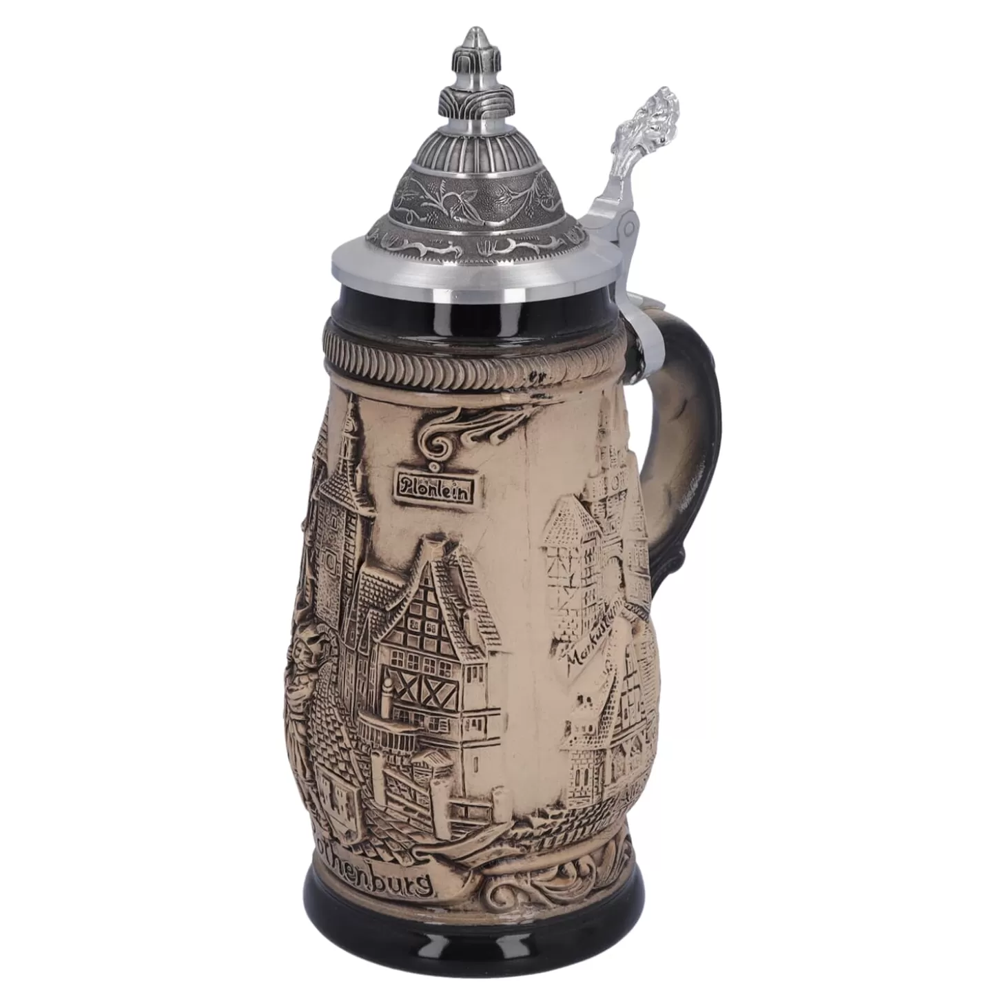 * Beer Steins>Beer Stein With Tin Lid "Rothenburg", 0.25L