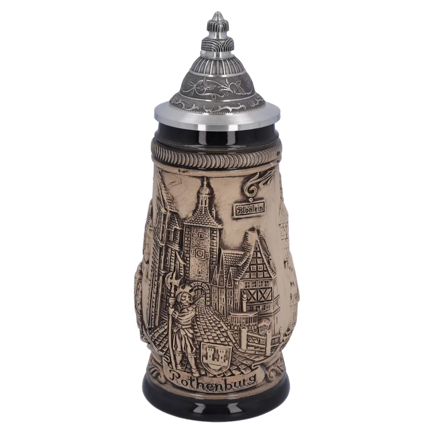 * Beer Steins>Beer Stein With Tin Lid "Rothenburg", 0.25L