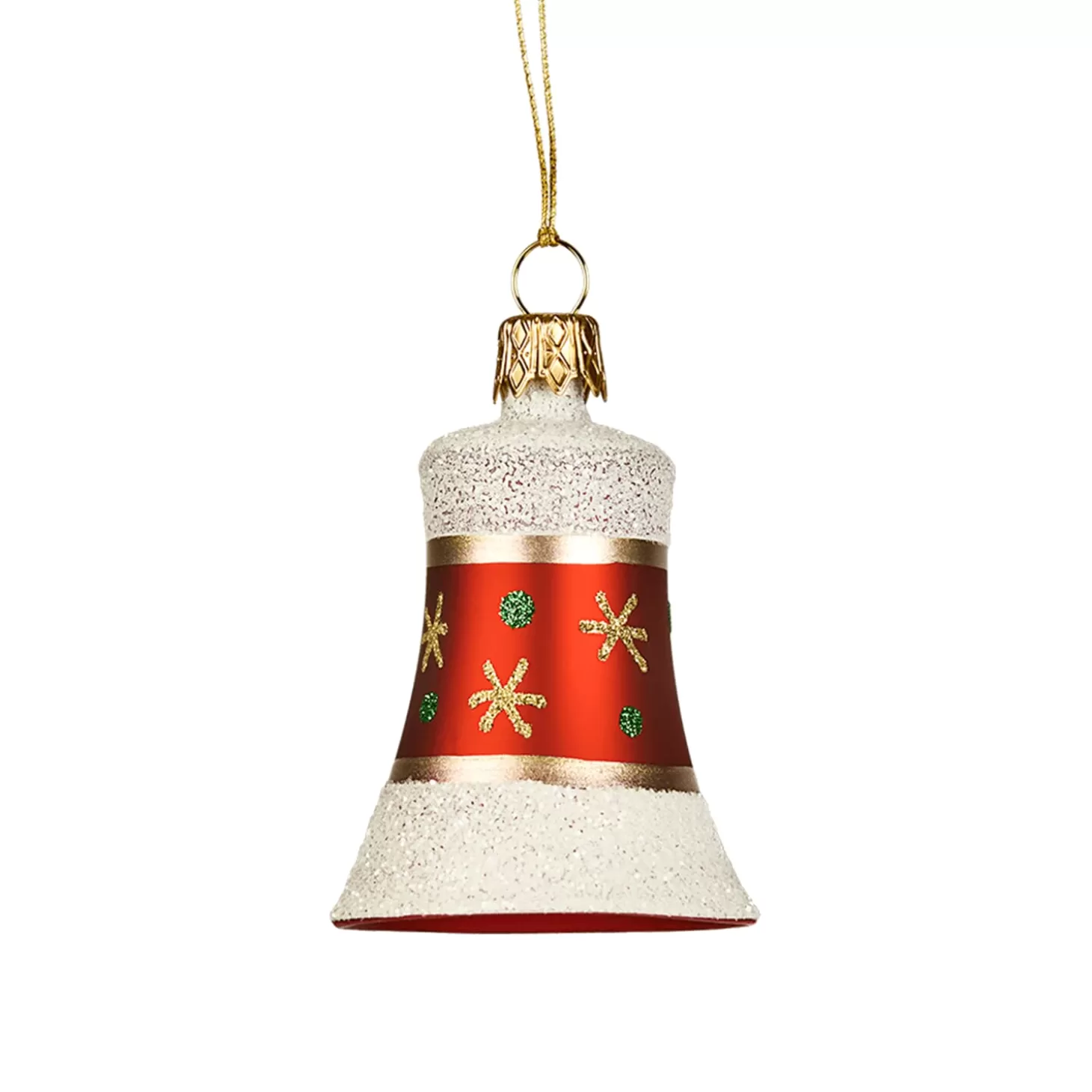 * Tree Baubles And Set Offers>Bell Frosty With Snowflakes