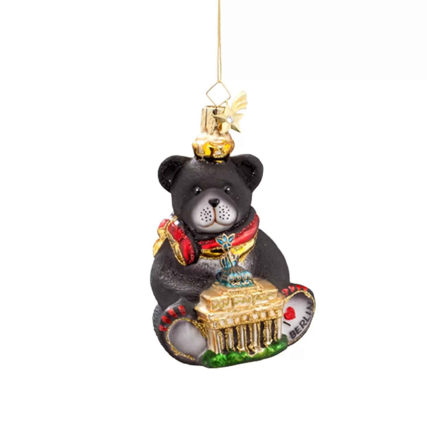 Poesie in Glas Germany Souvenirs>Berlin Bear, Black