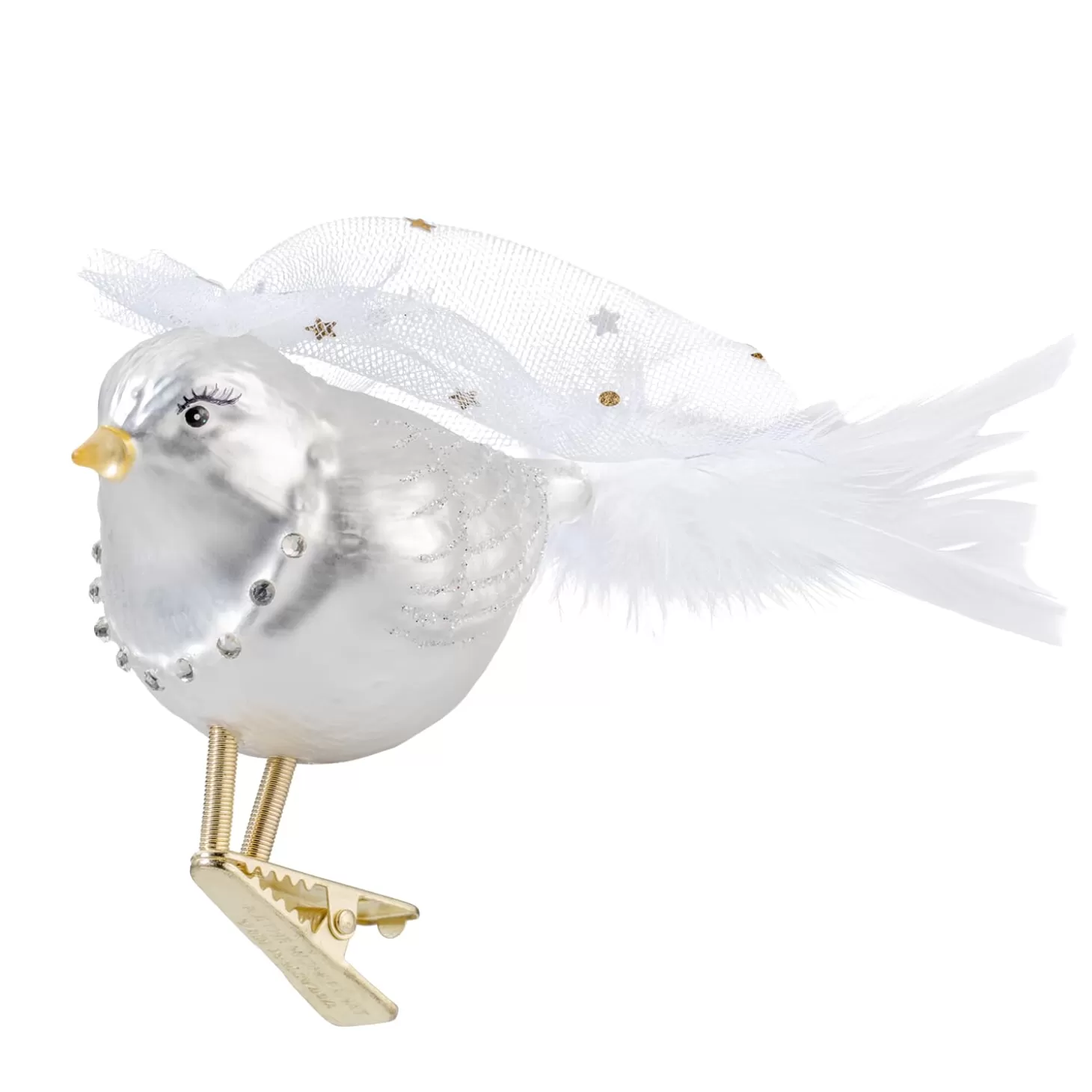 Poesie in Glas Glass Tree Decorations>Bird Bride