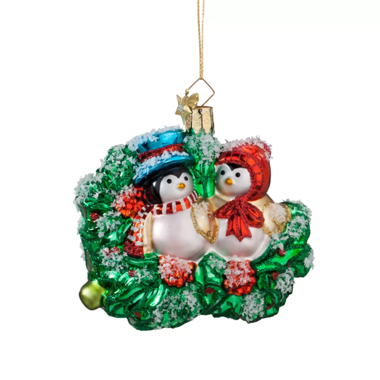 Poesie in Glas Glass Tree Decorations>Bird Couple