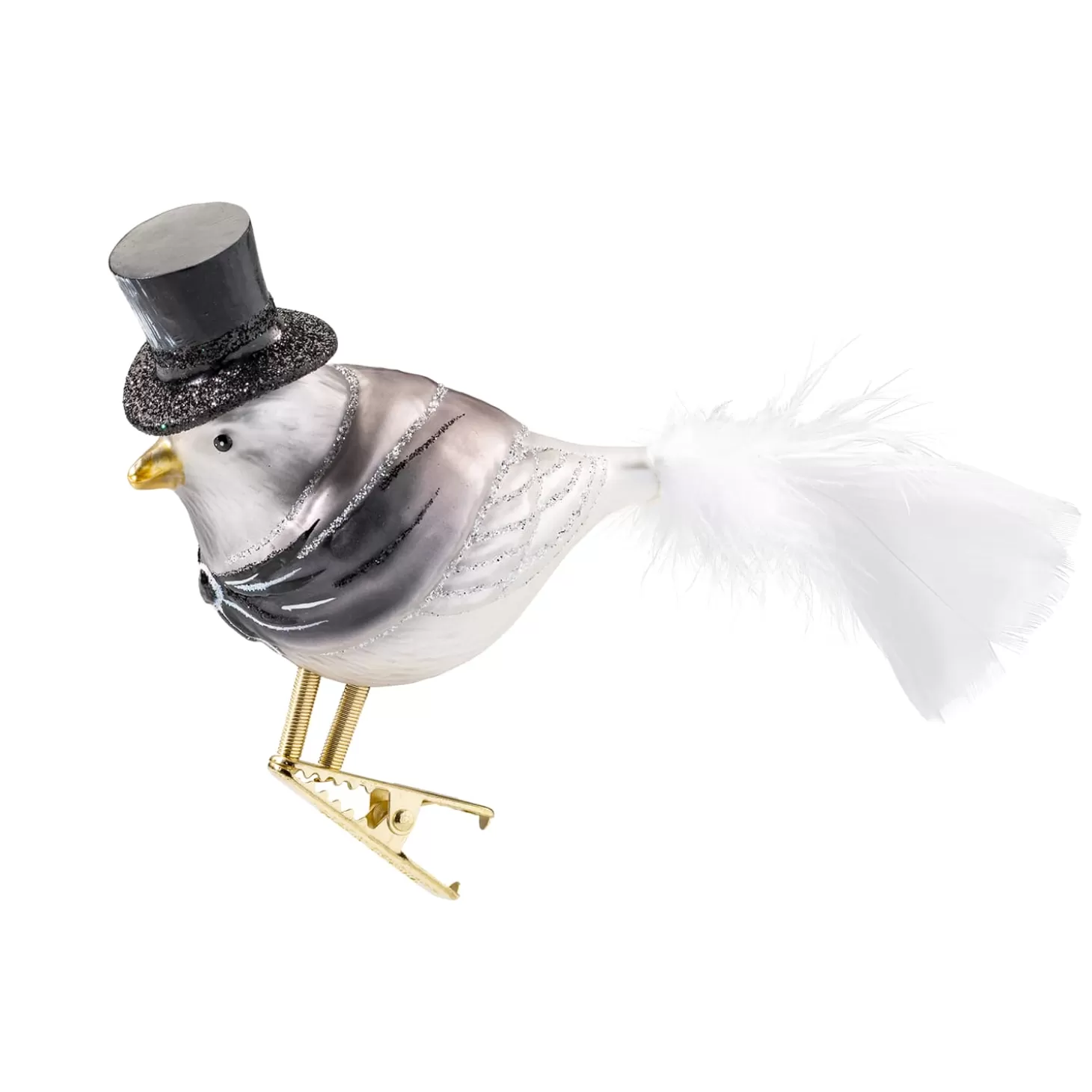 Poesie in Glas Glass Tree Decorations>Bird Groom