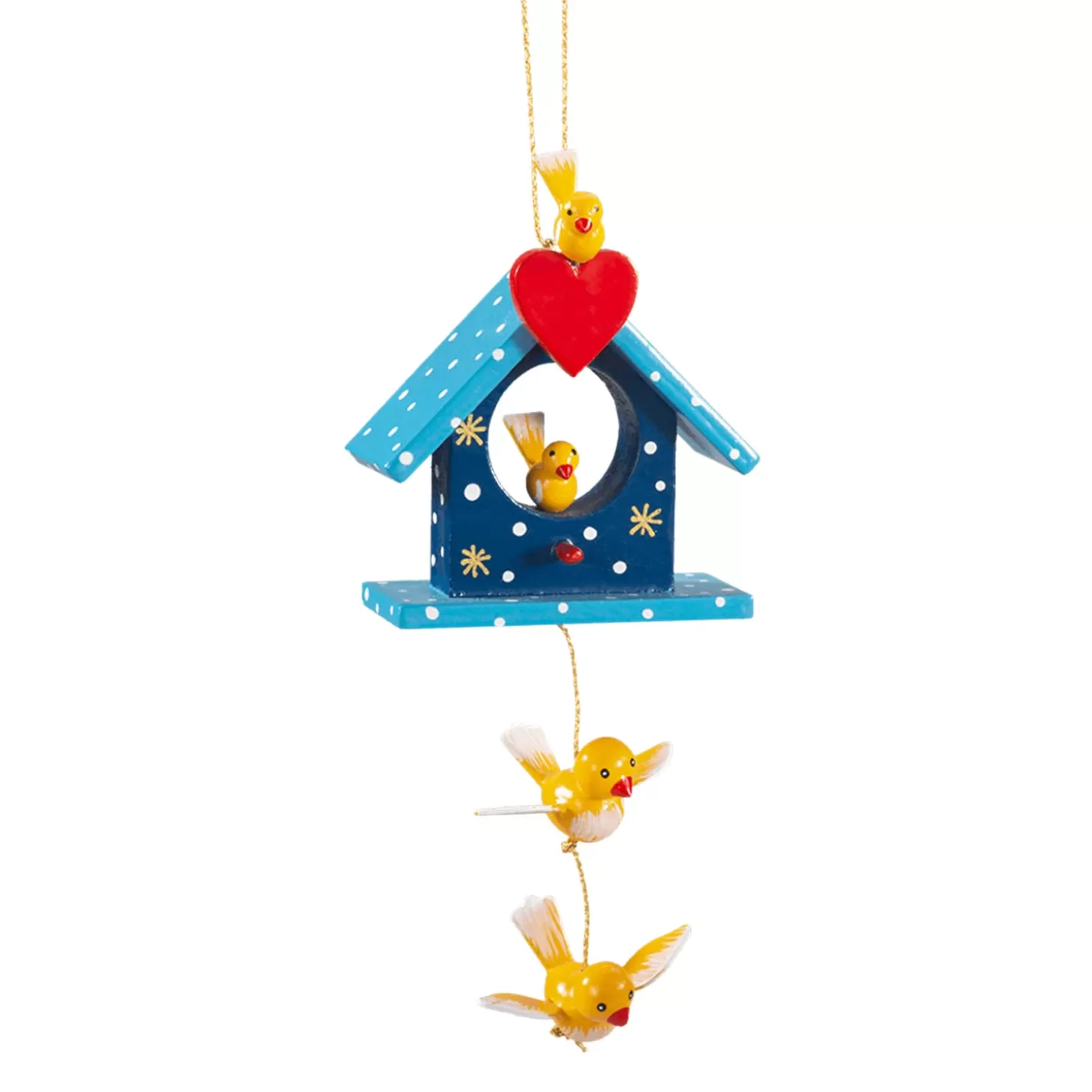 * Wood Tree Decorations>Birdhouse