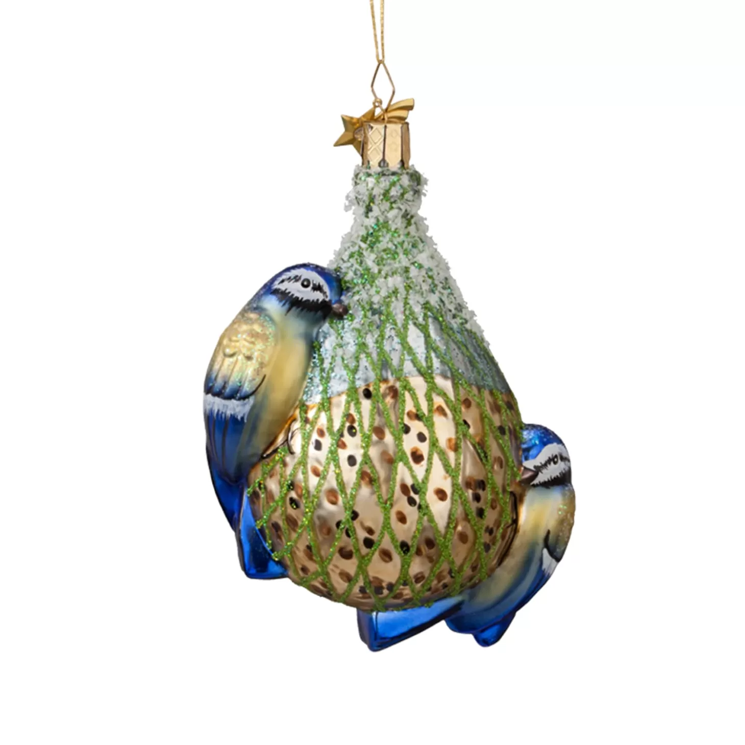 Poesie in Glas Glass Tree Decorations>Birds Feeding