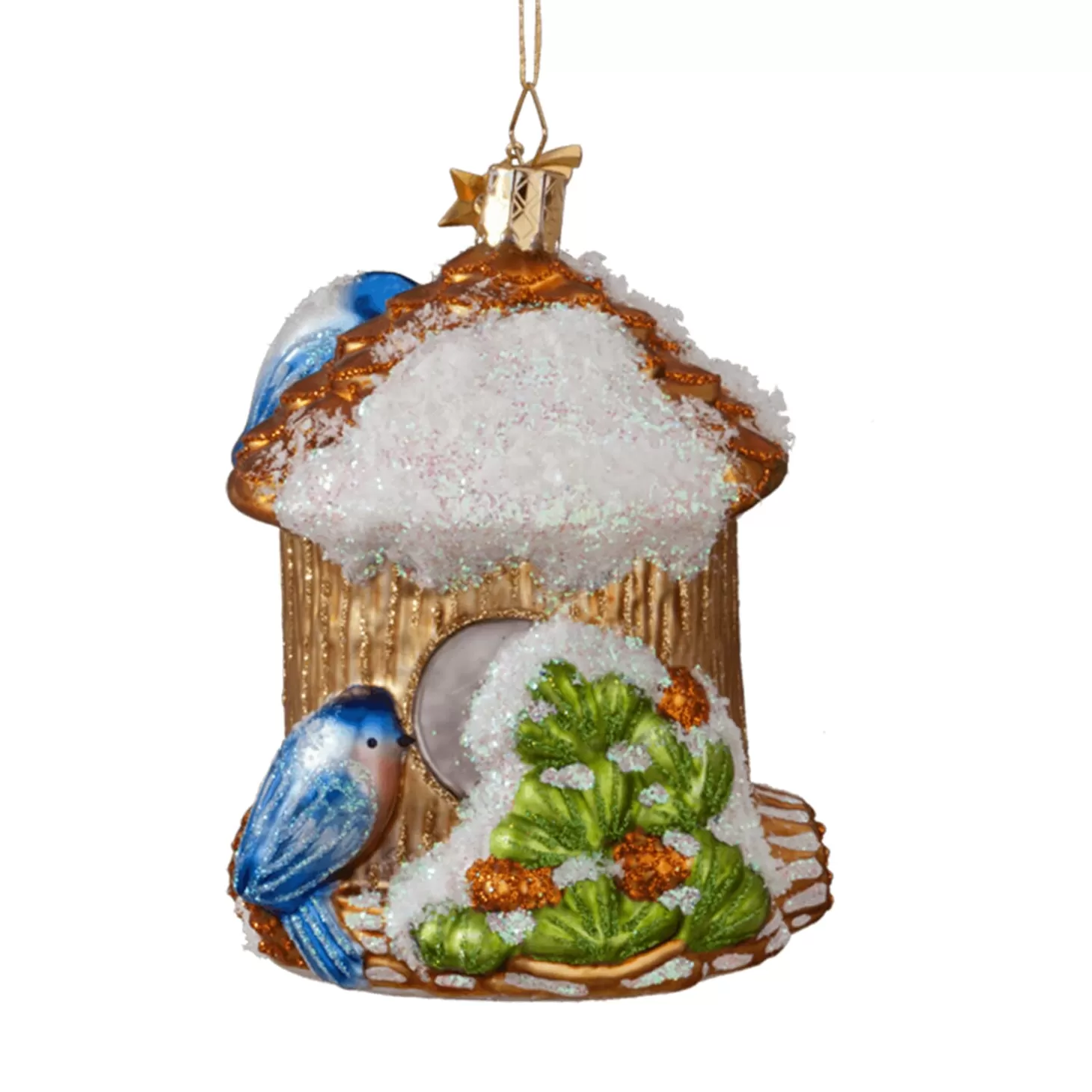 Poesie in Glas Glass Tree Decorations>Bullfinch Winterhouse