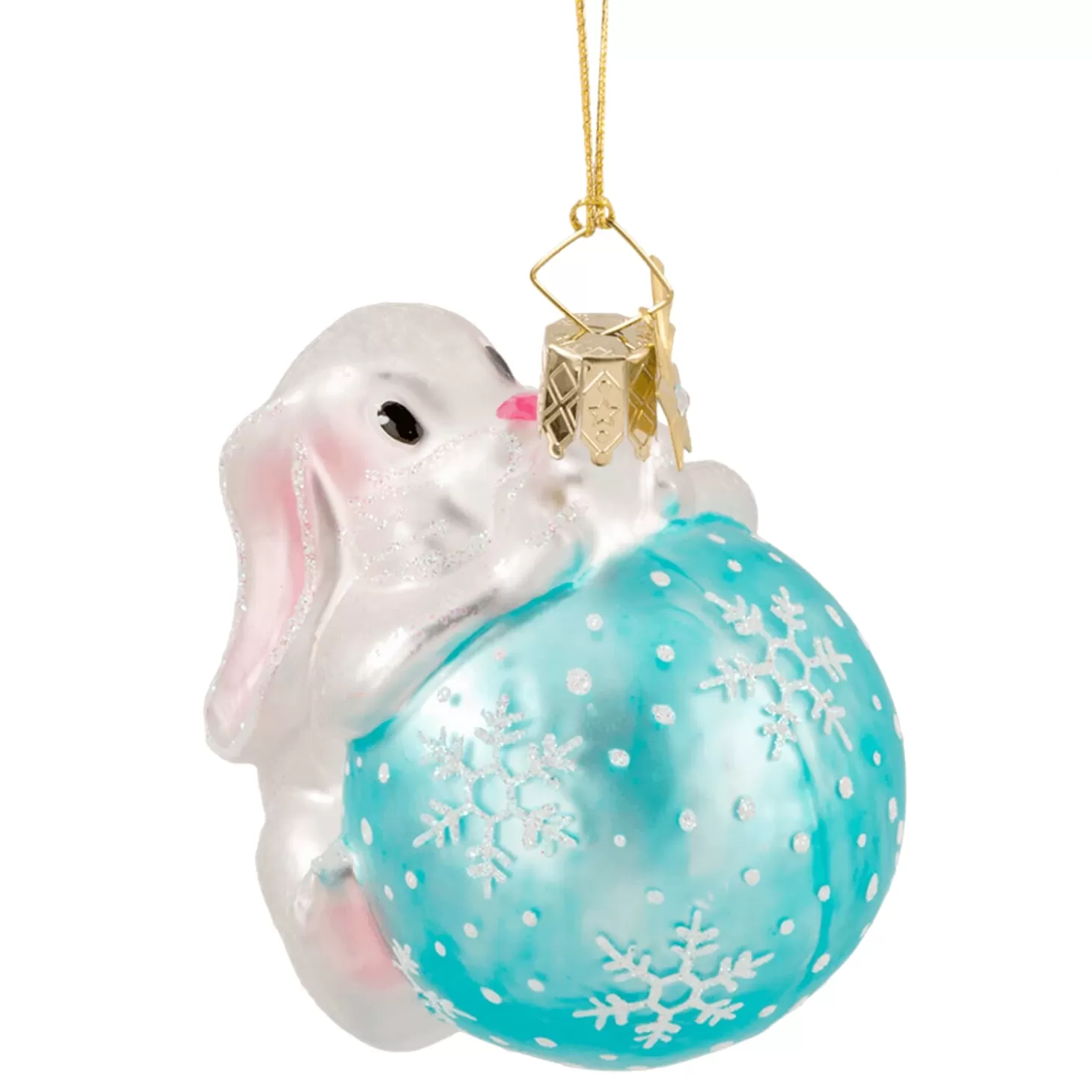 Poesie in Glas Glass Tree Decorations>Bunny's Favourite Bauble