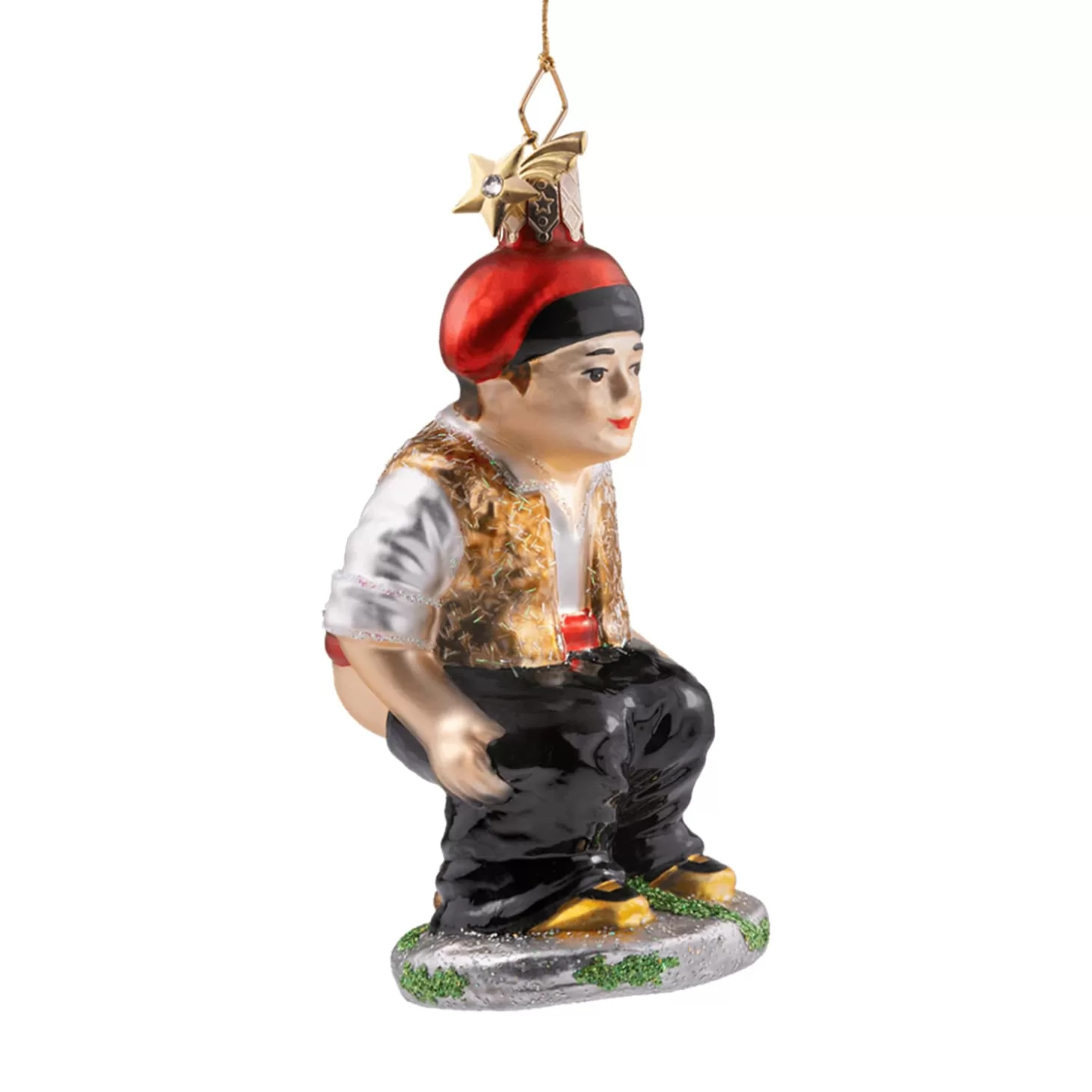 Poesie in Glas Glass Tree Decorations>Caganer