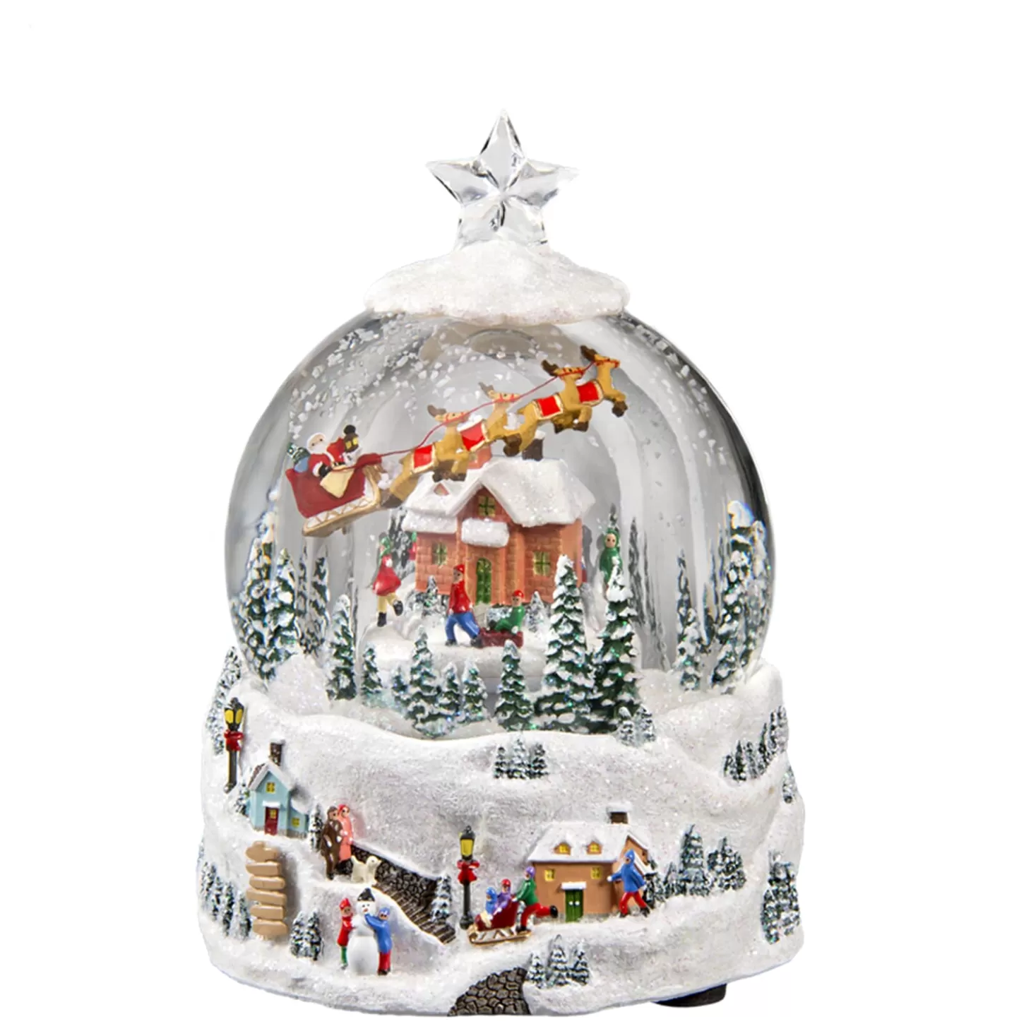 * Snow Globes>Cheerful Holidays, Music Box