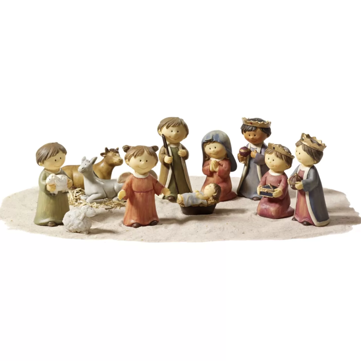 * Nativity Scenes>Children Nativity Set, 11 Pieces