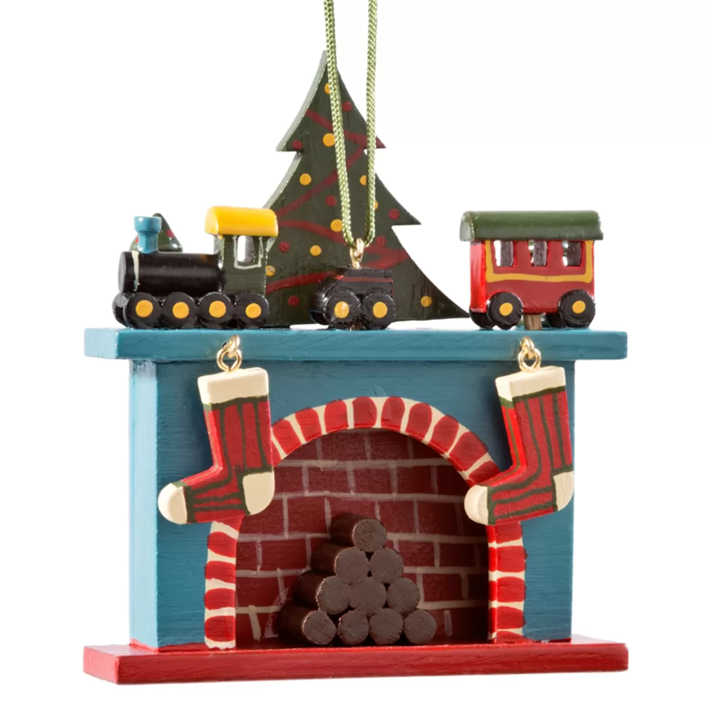 * Wood Tree Decorations>Chimney