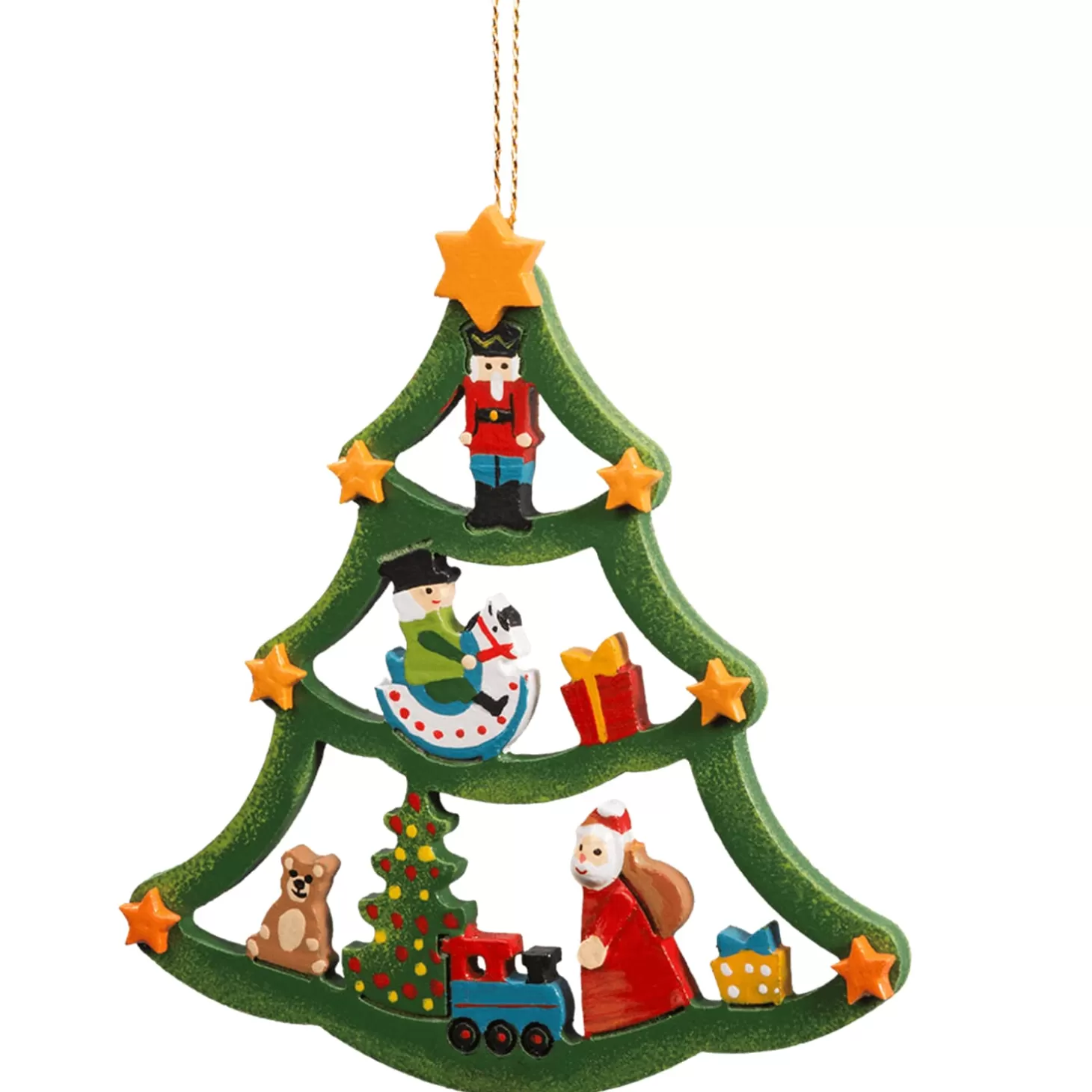 * Wood Tree Decorations>Christmas Country