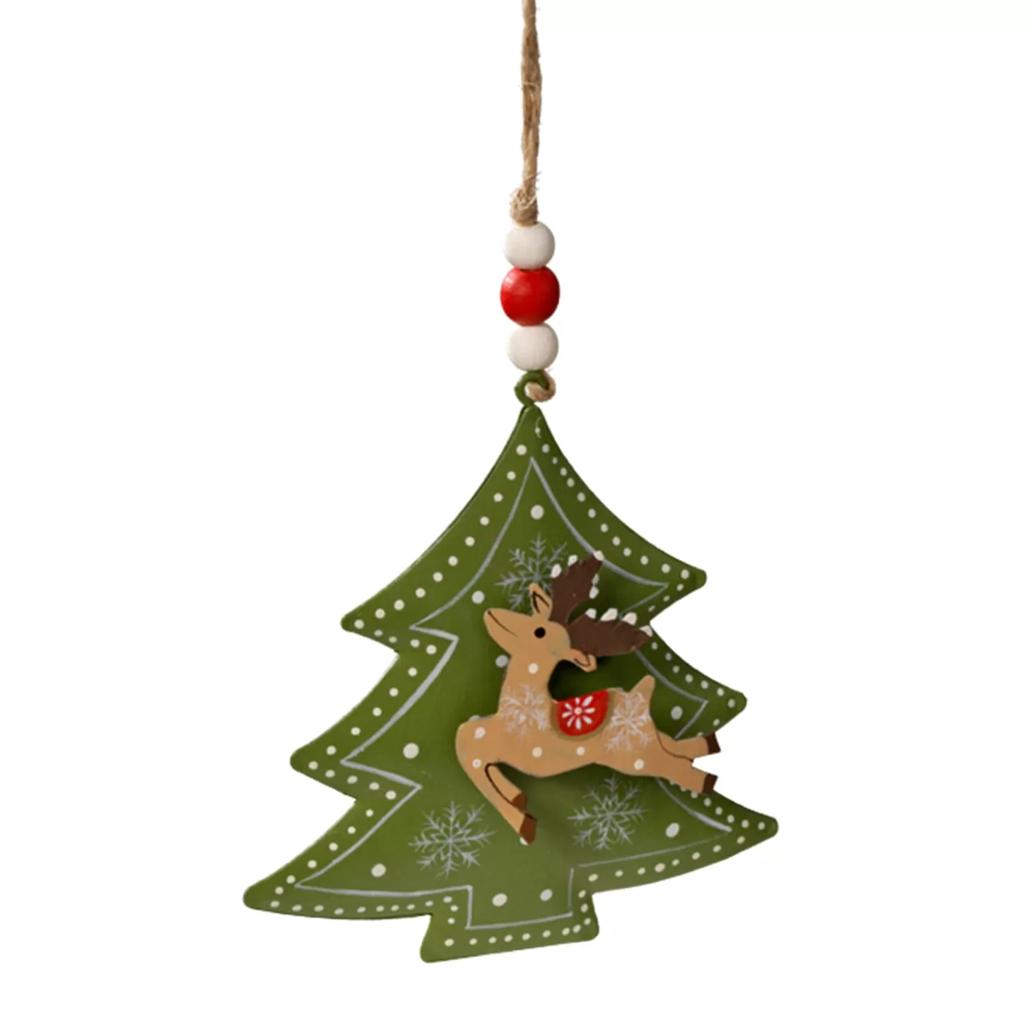 * Metal Tree Decorations>Christmas Tree With Reindeer