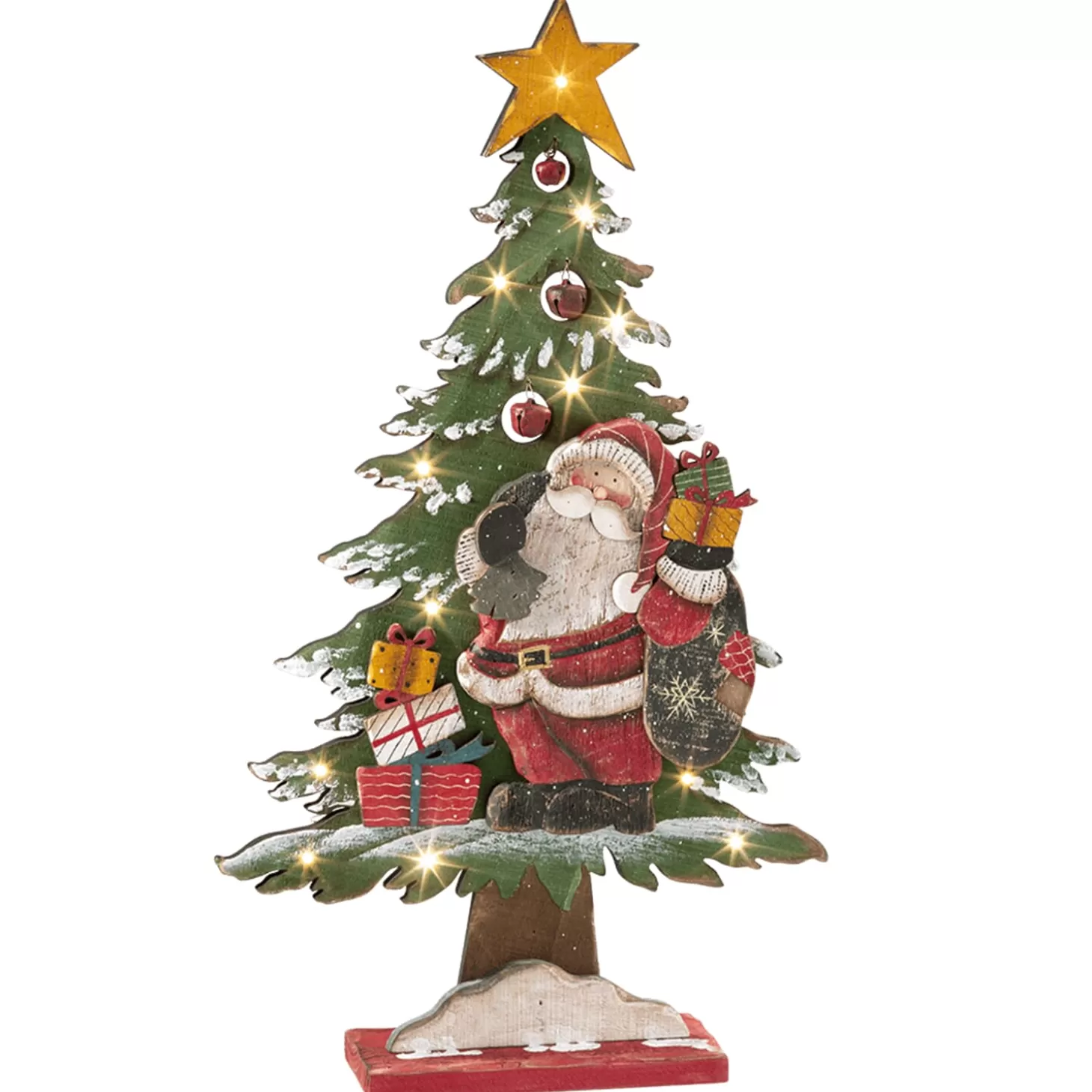 * Decorative Figurines>Christmas Tree With Santa