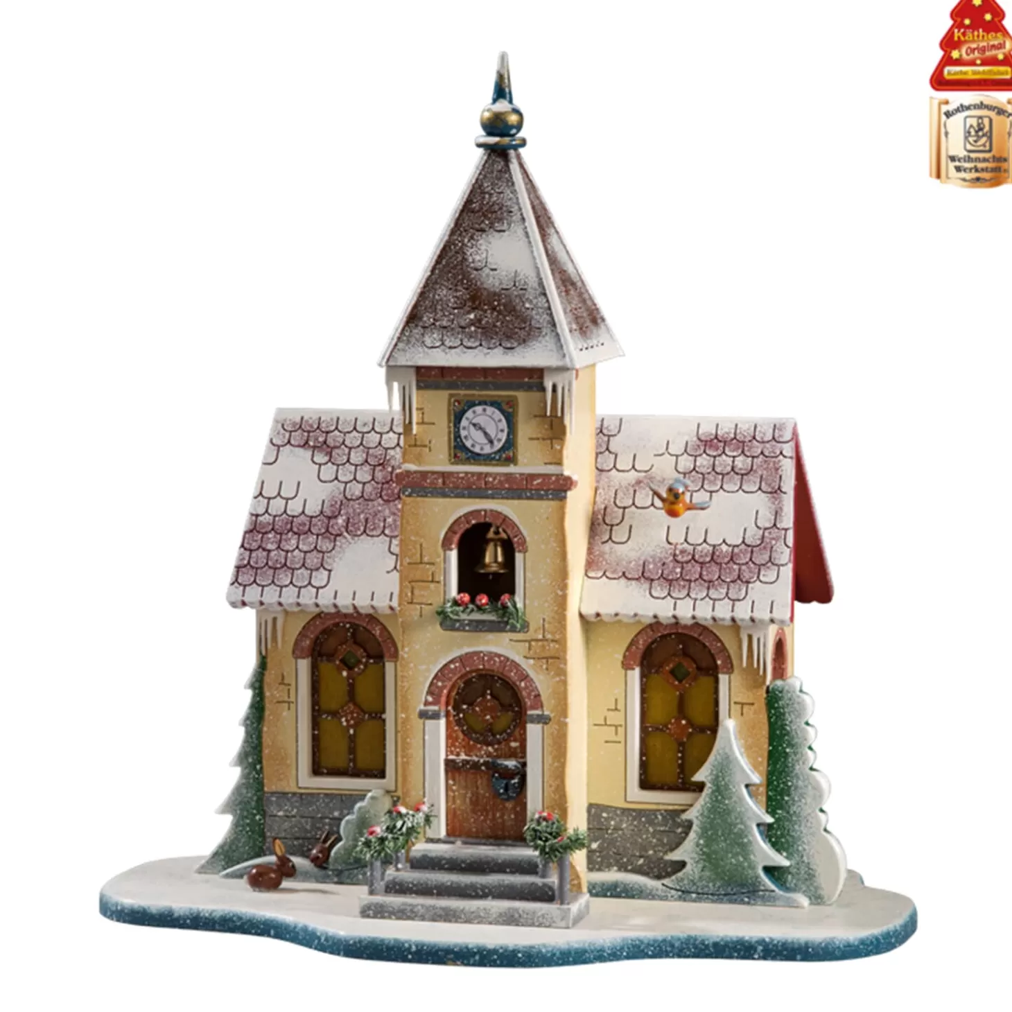 * Kathe's Original Figurines>Church, Illuminated