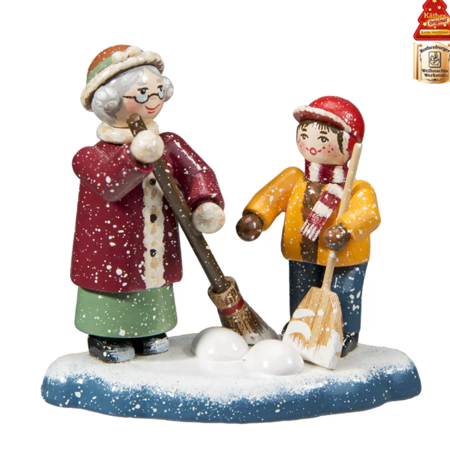 * Kathe's Original Figurines>Clearing The Snow