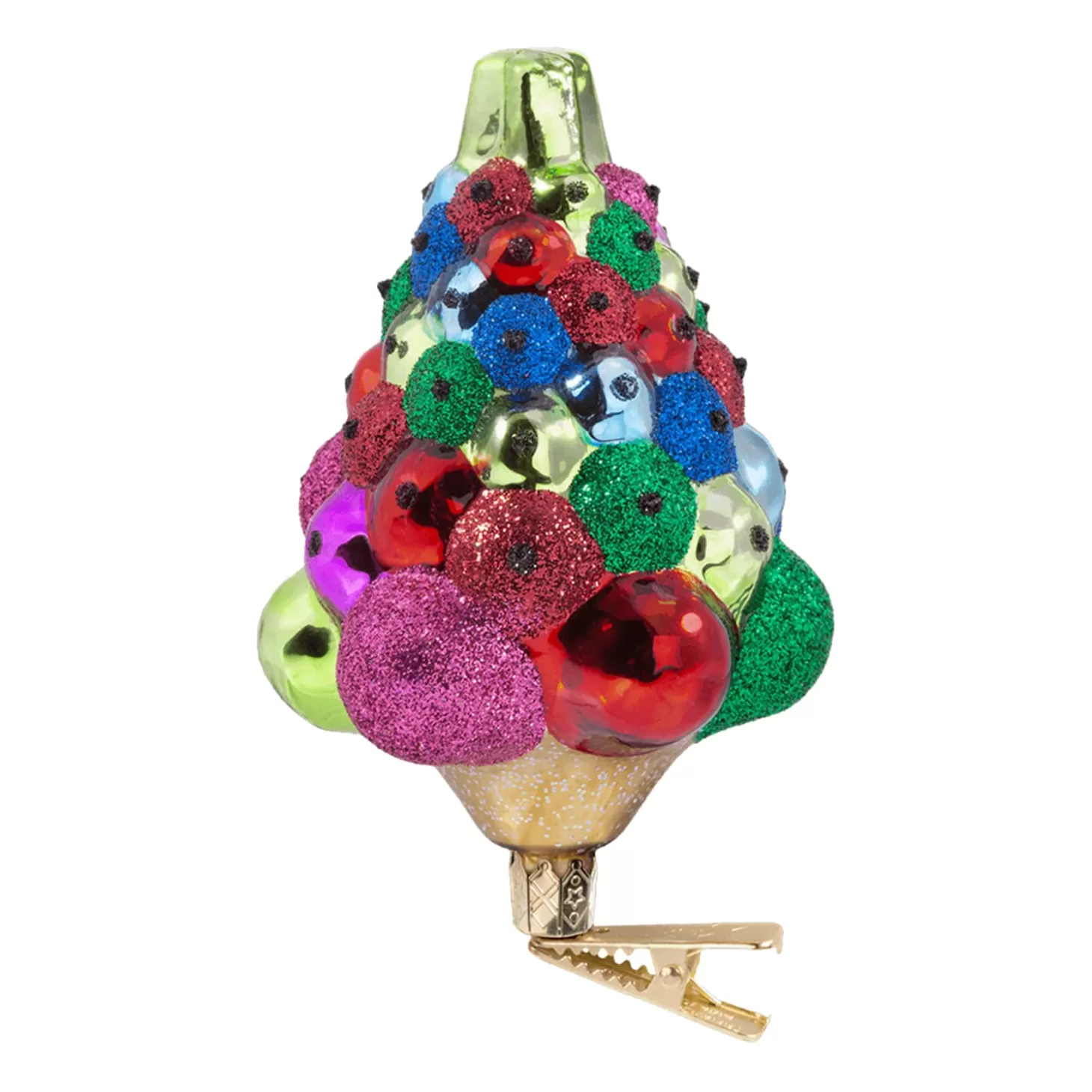 Poesie in Glas Tree Baubles And Set Offers>Cone "Baubles" Multicolored