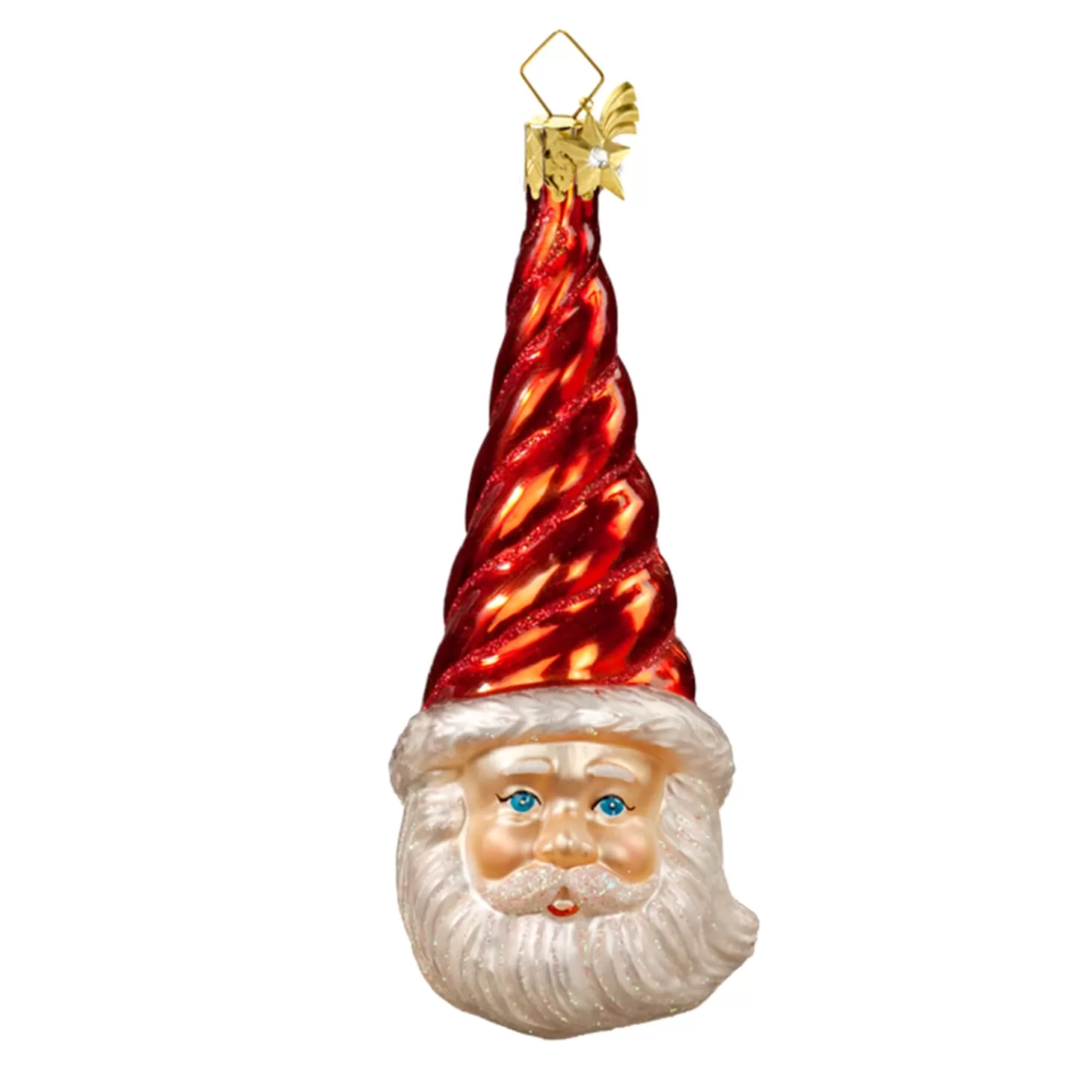 Poesie in Glas Glass Tree Decorations>Cone Saint Nicholas