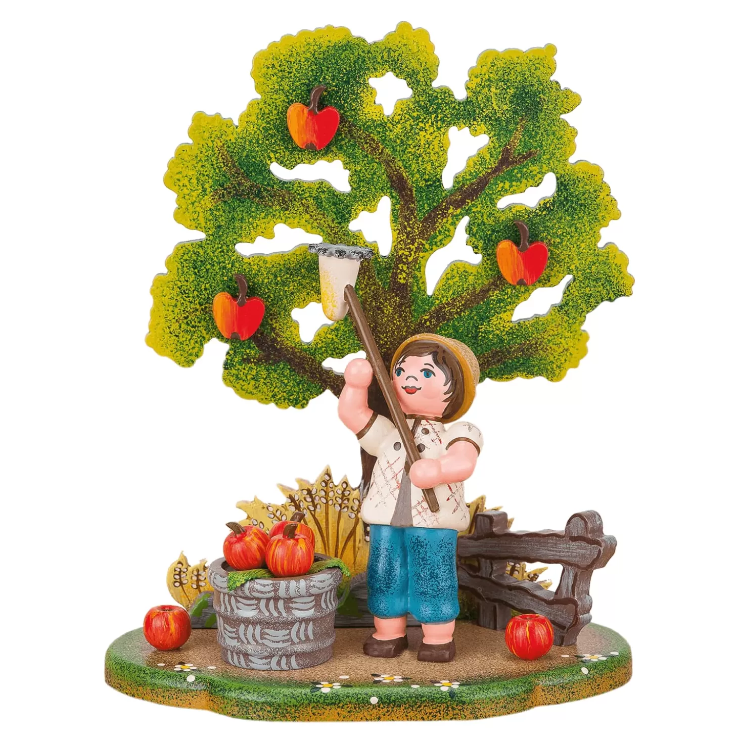 Hubrig Volkskunst Hubrig Miniatures>Country Idyll Apple Picking