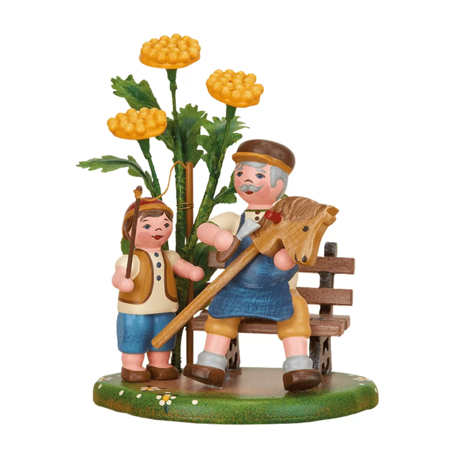 Hubrig Volkskunst Hubrig Miniatures>Country Idyll Grandpa And I