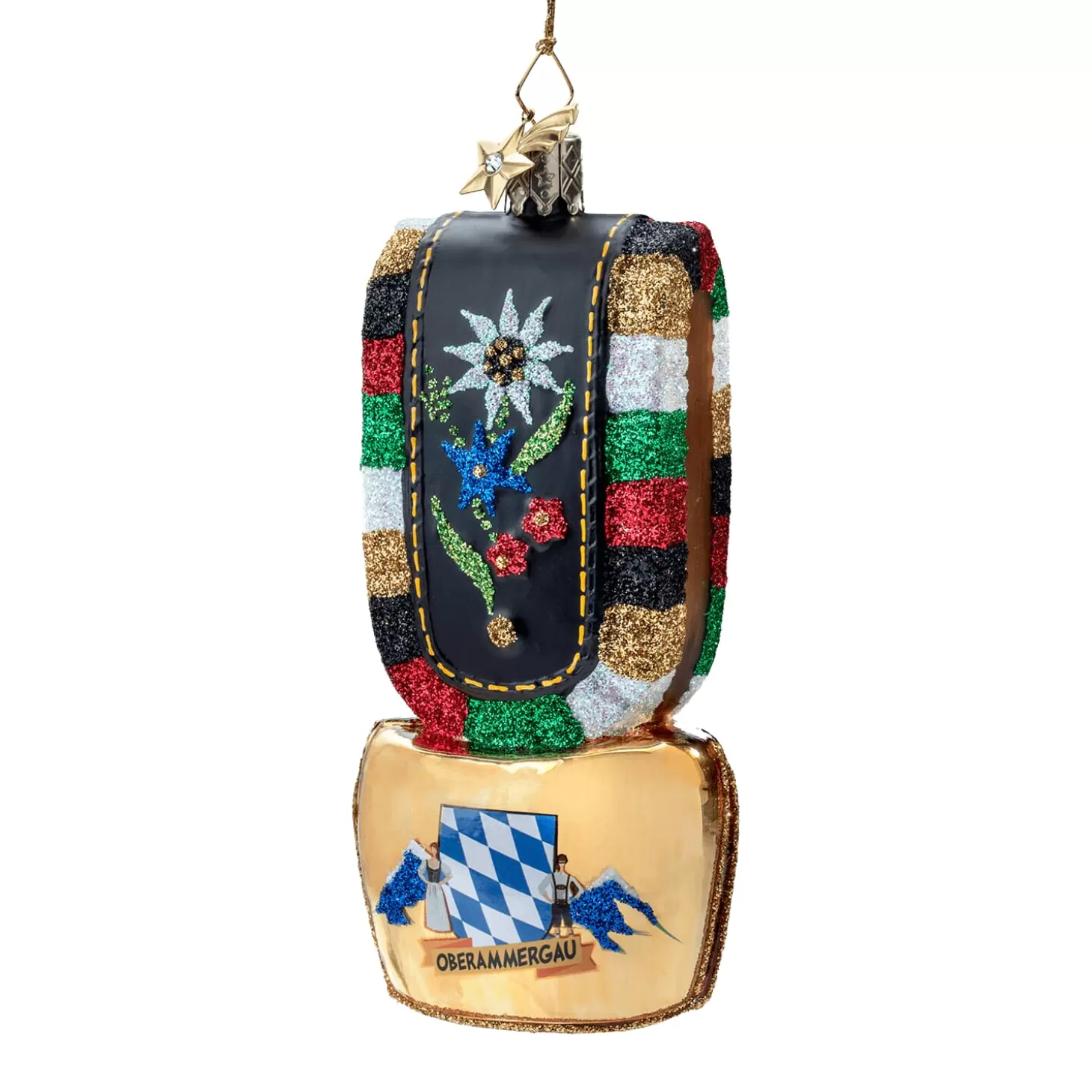 Poesie in Glas Bavaria Souvenirs>Cow Bell Oberammergau