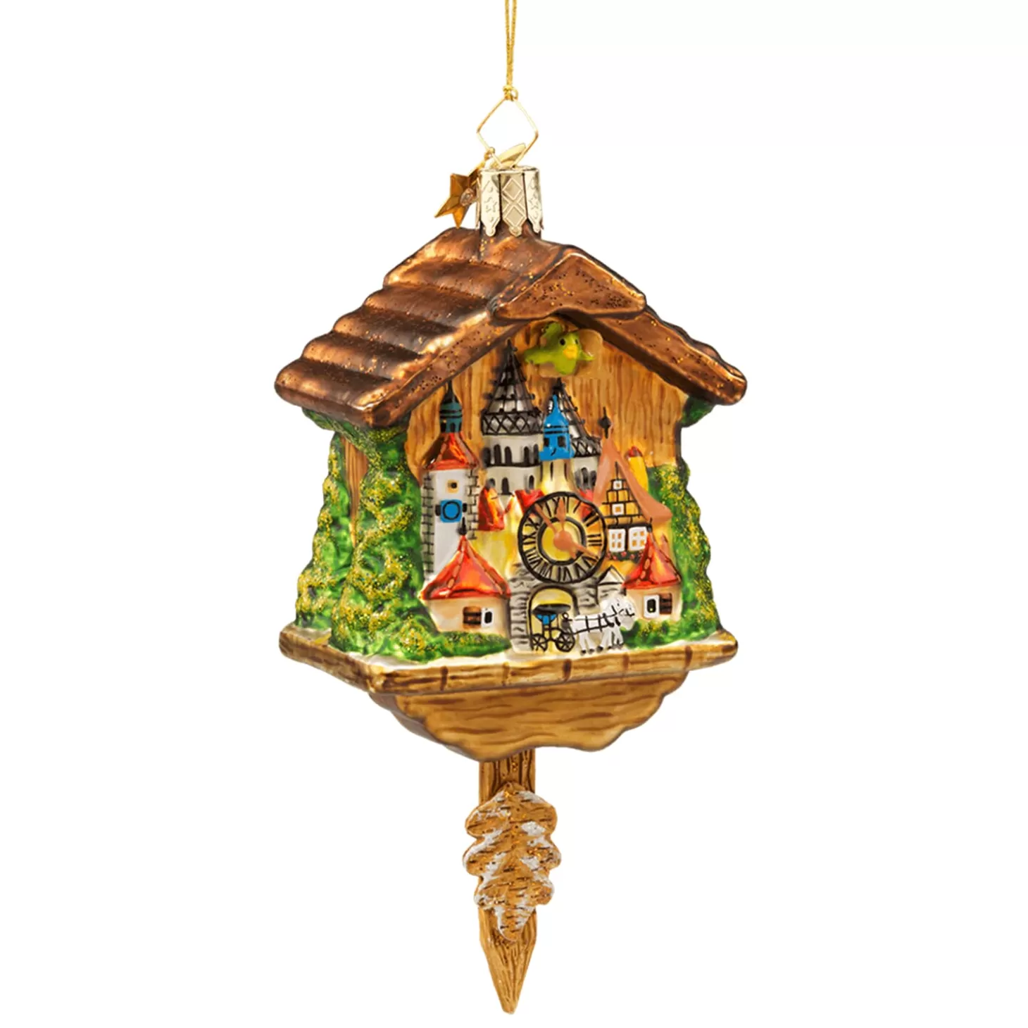 Poesie in Glas Bavaria Souvenirs>Cuckoo Clock Rothenburg