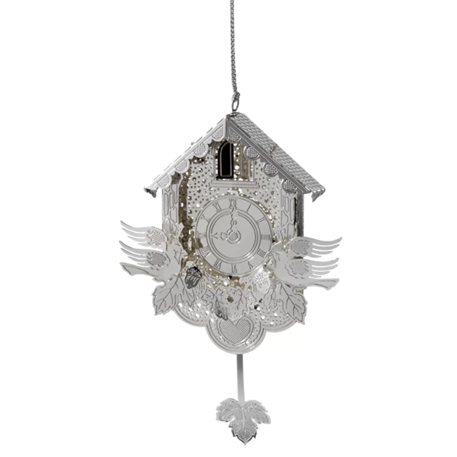 * Brass Tree Decorations>Cuckoo Clock, Silver