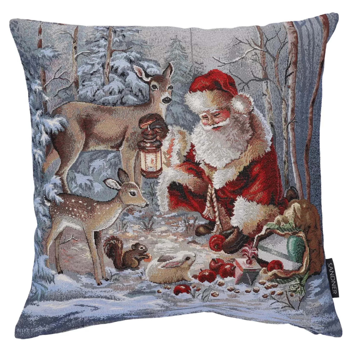 Sandner Home Decorations>Cushion Cover "Christmas Eve In The Forest"