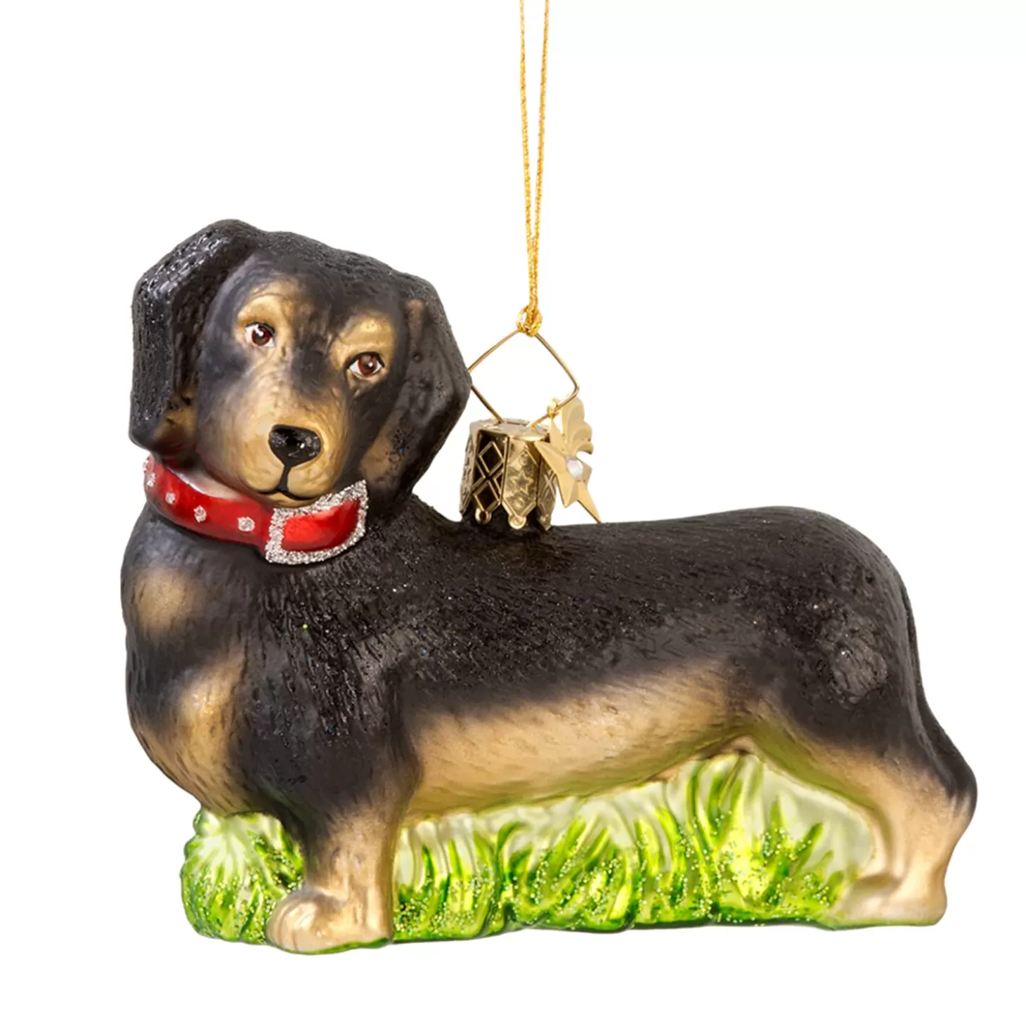 Poesie in Glas Glass Tree Decorations>Dachshund