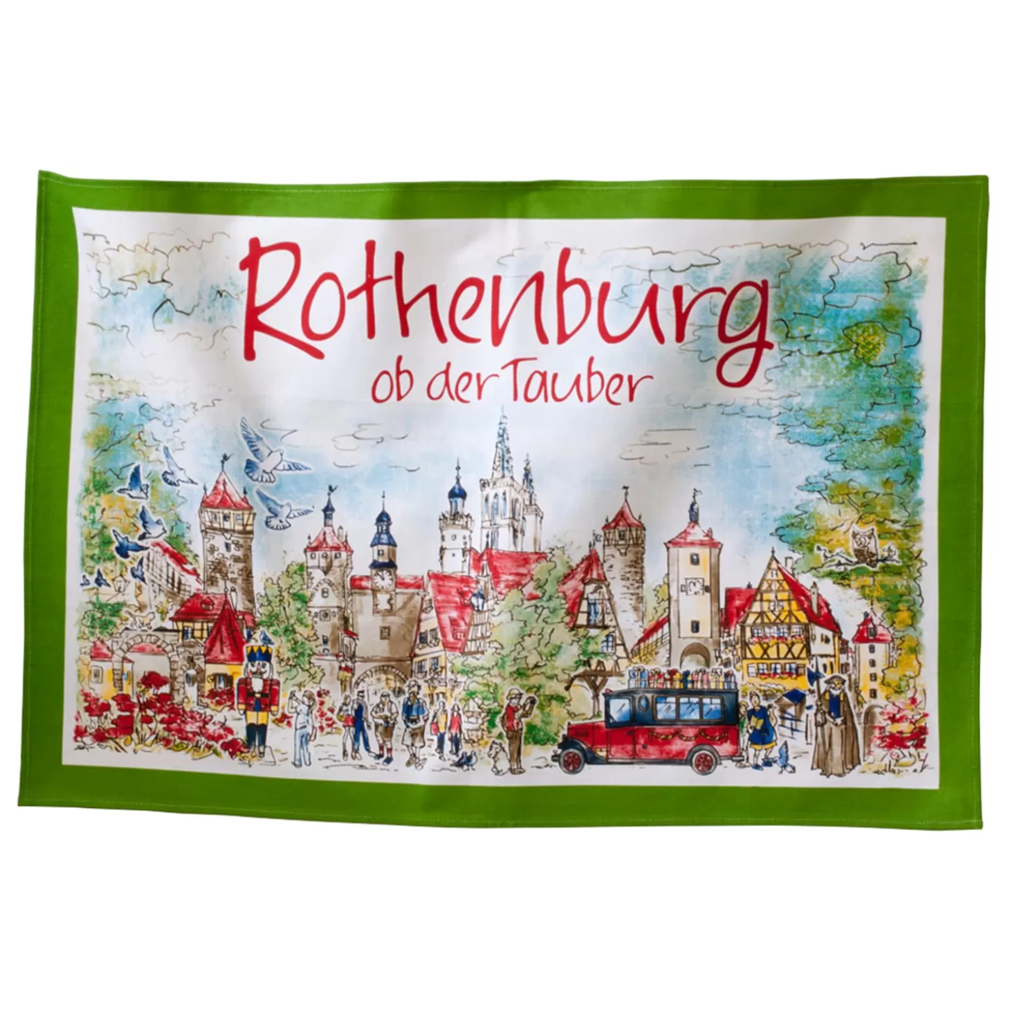 * Rothenburg Souvenirs>Dishtowel Rothenburg