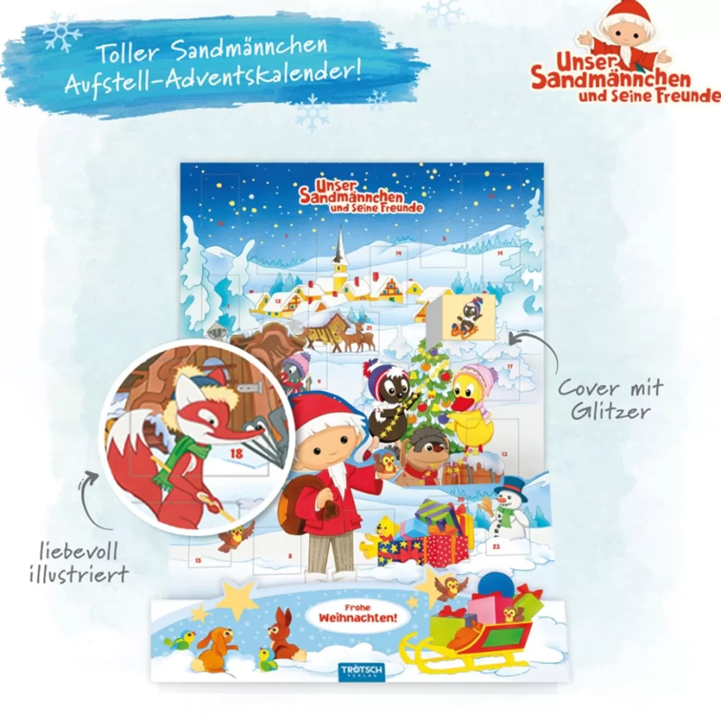 Trötsch Verlag Sandmannchen And His Friends>Display Advent Calendar "Sandman"