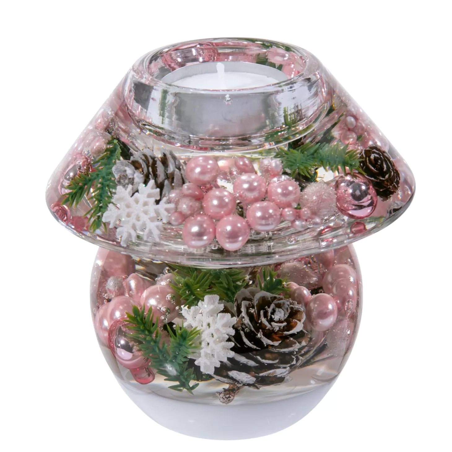 * Candle- & Tealight Holders>Dreamlight "Frozen Nature" - Candle Holder Noblesse Smart